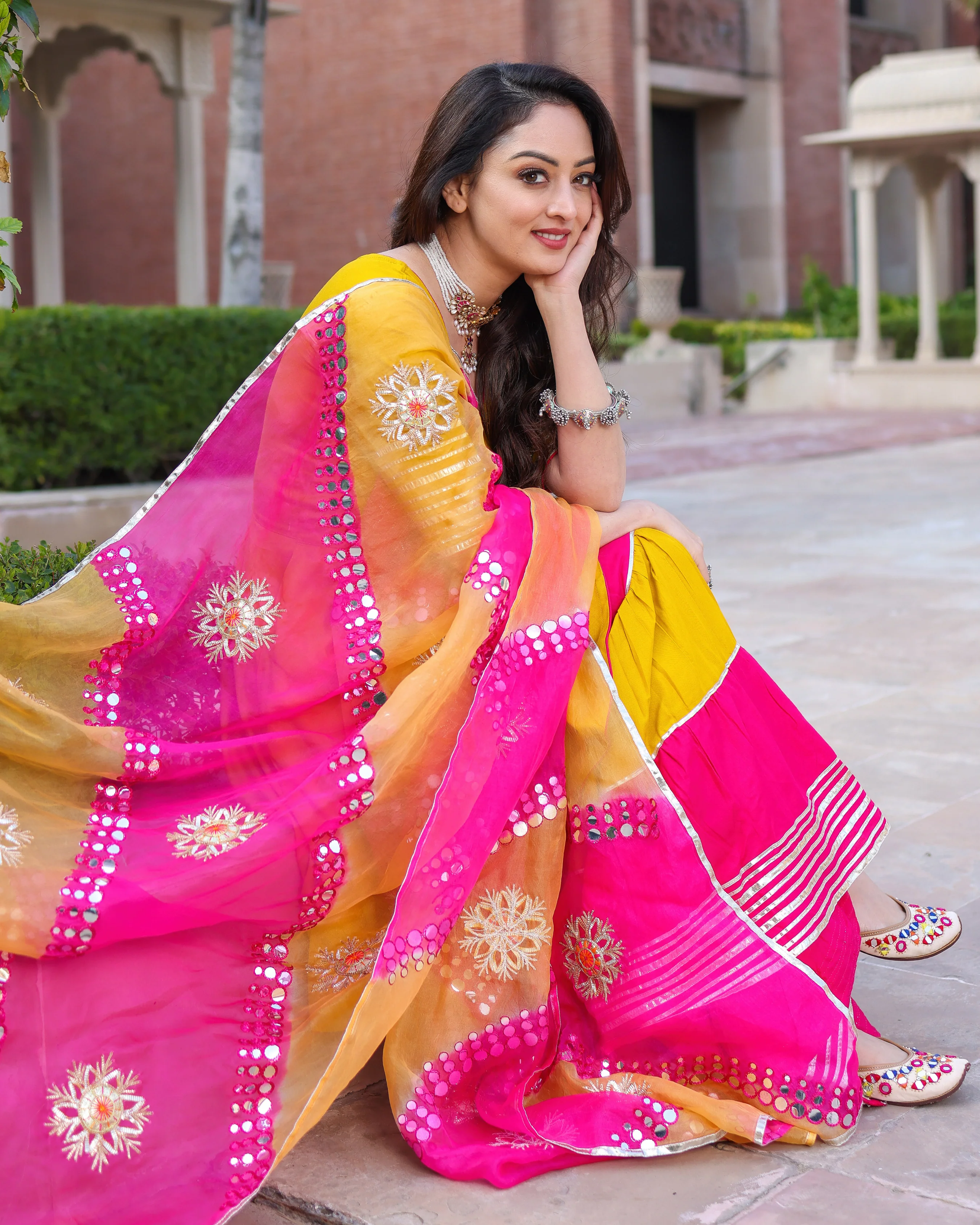 Italian Star Gotapatti Sharara Set - Image 3