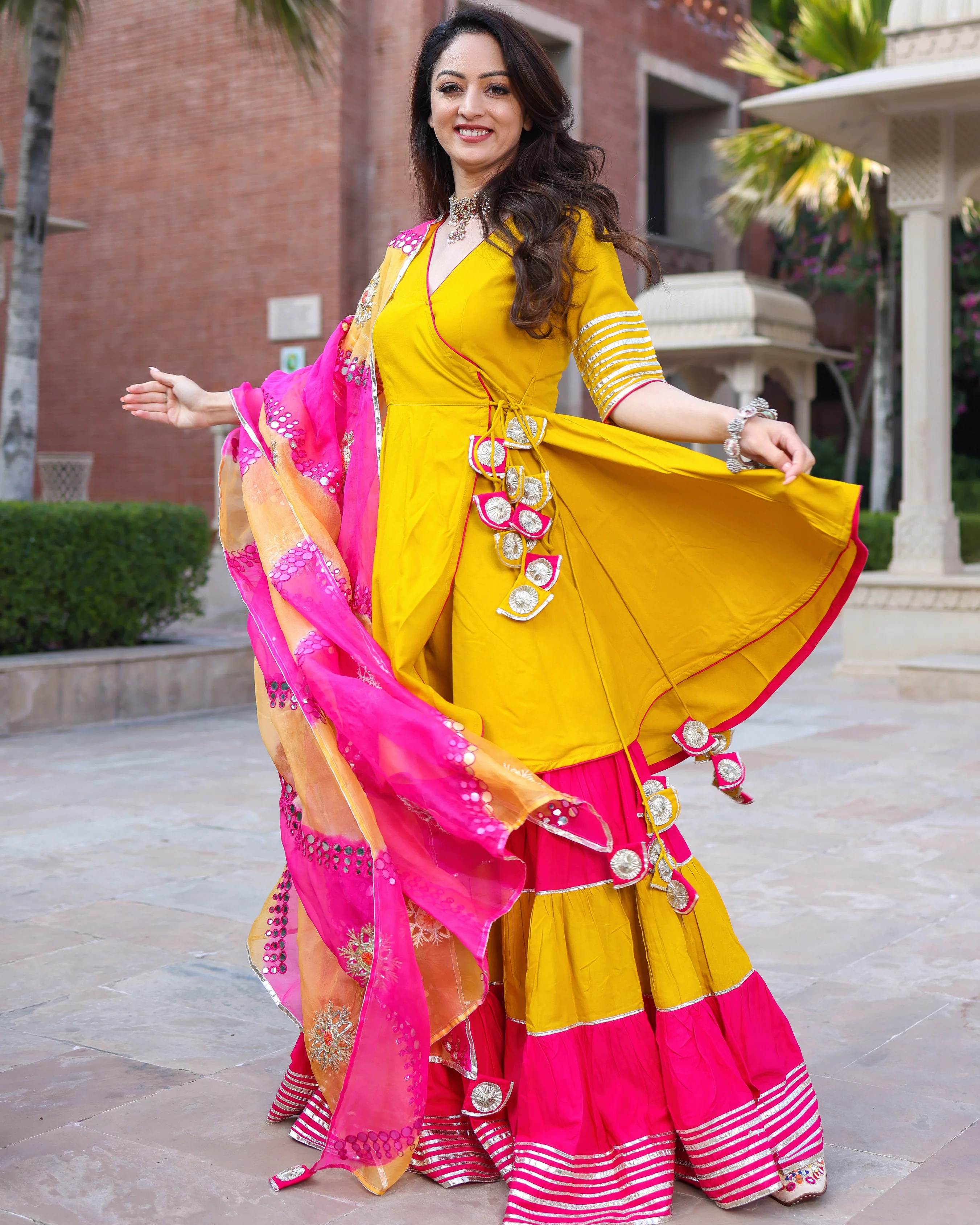 Italian Star Gotapatti Sharara Set - Image 5