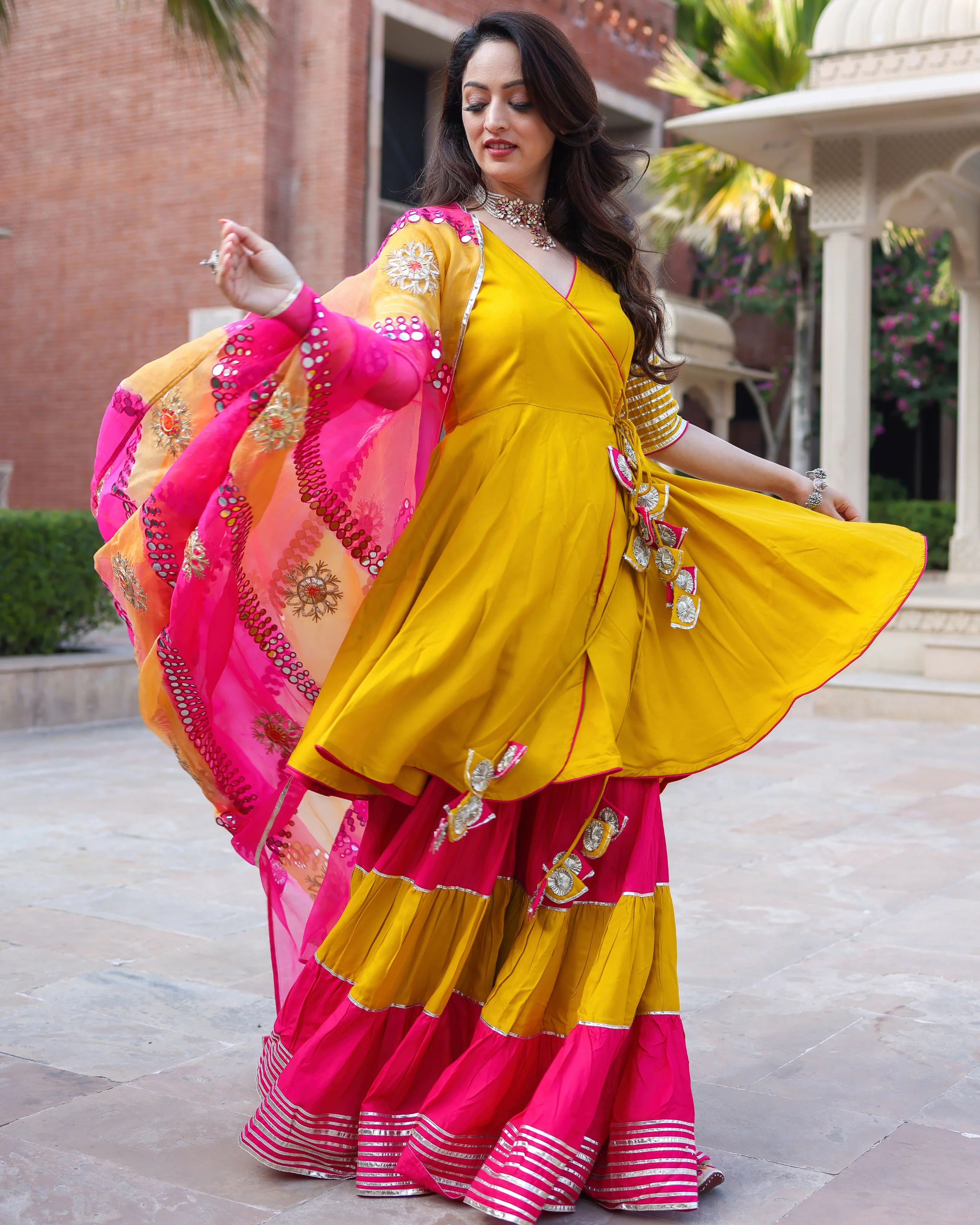 Italian Star Gotapatti Sharara Set - Image 6