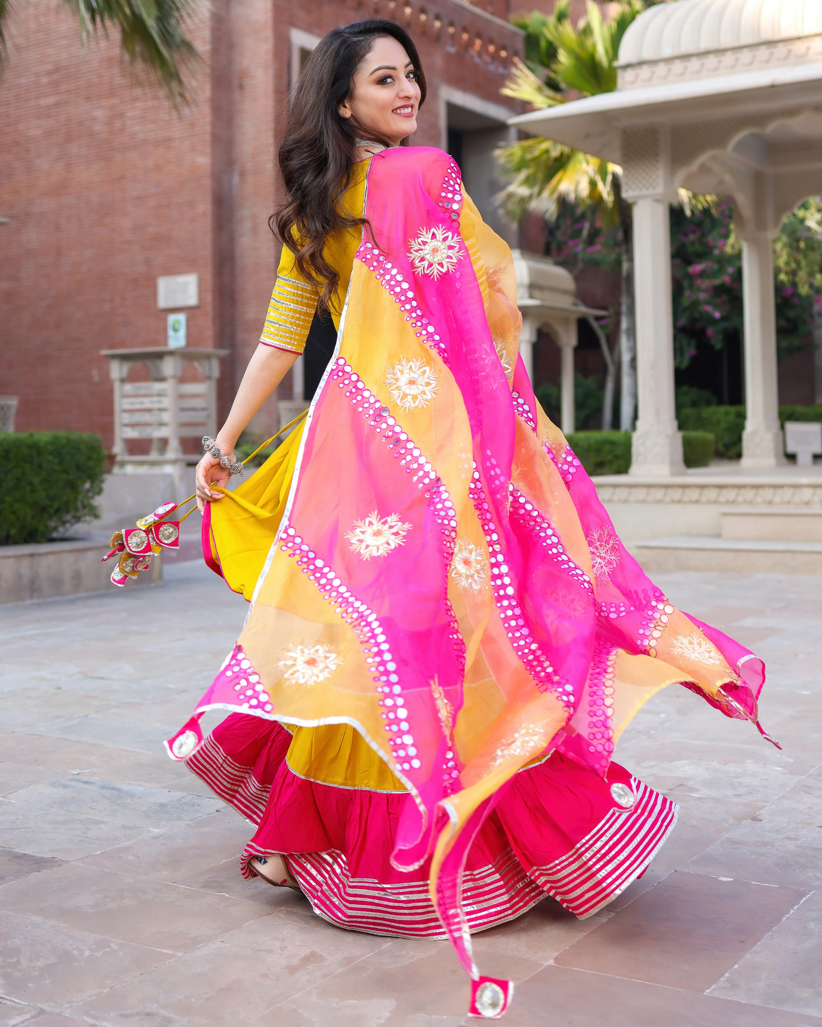 Italian Star Gotapatti Sharara Set - Image 7