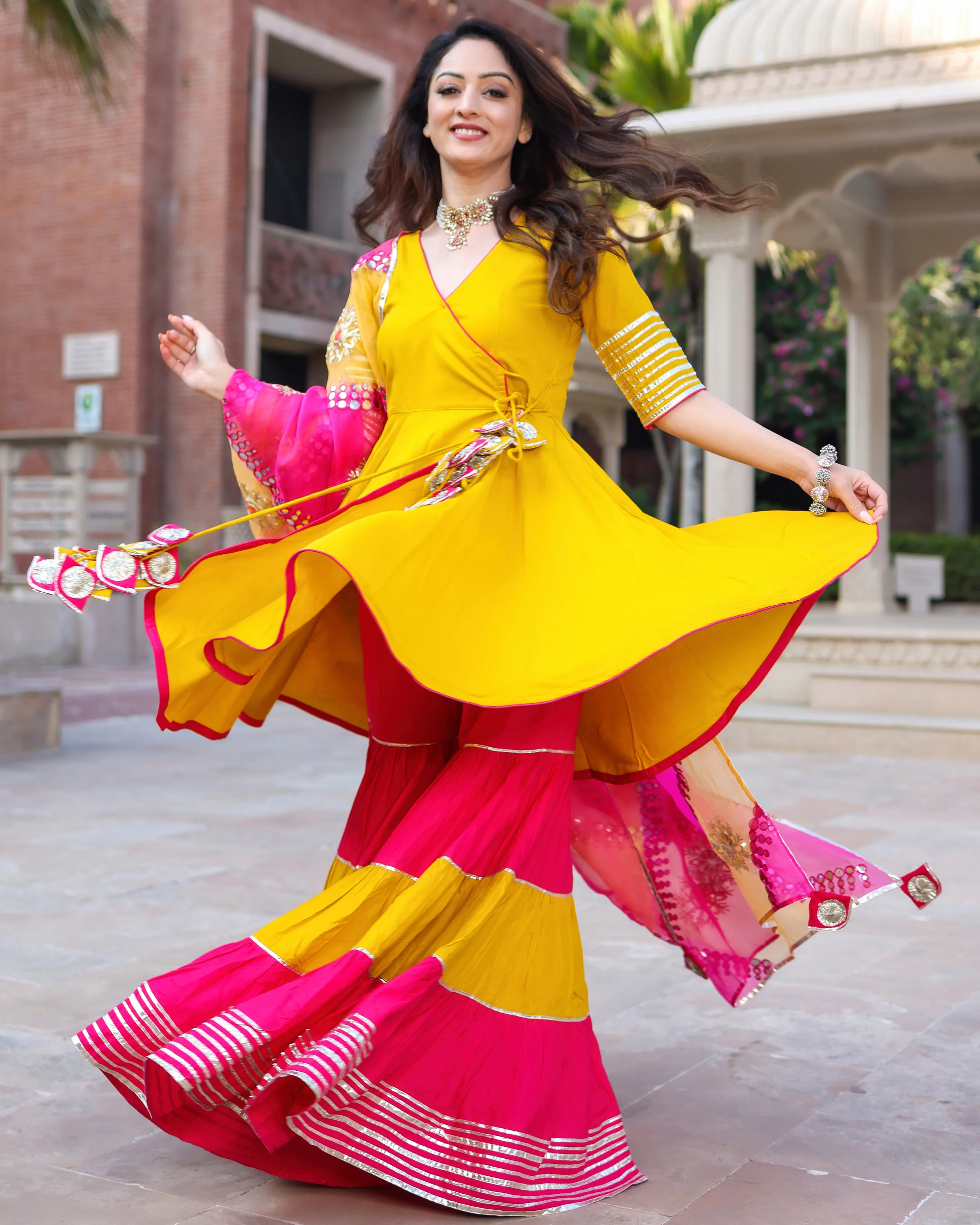 Italian Star Gotapatti Sharara Set - Image 8