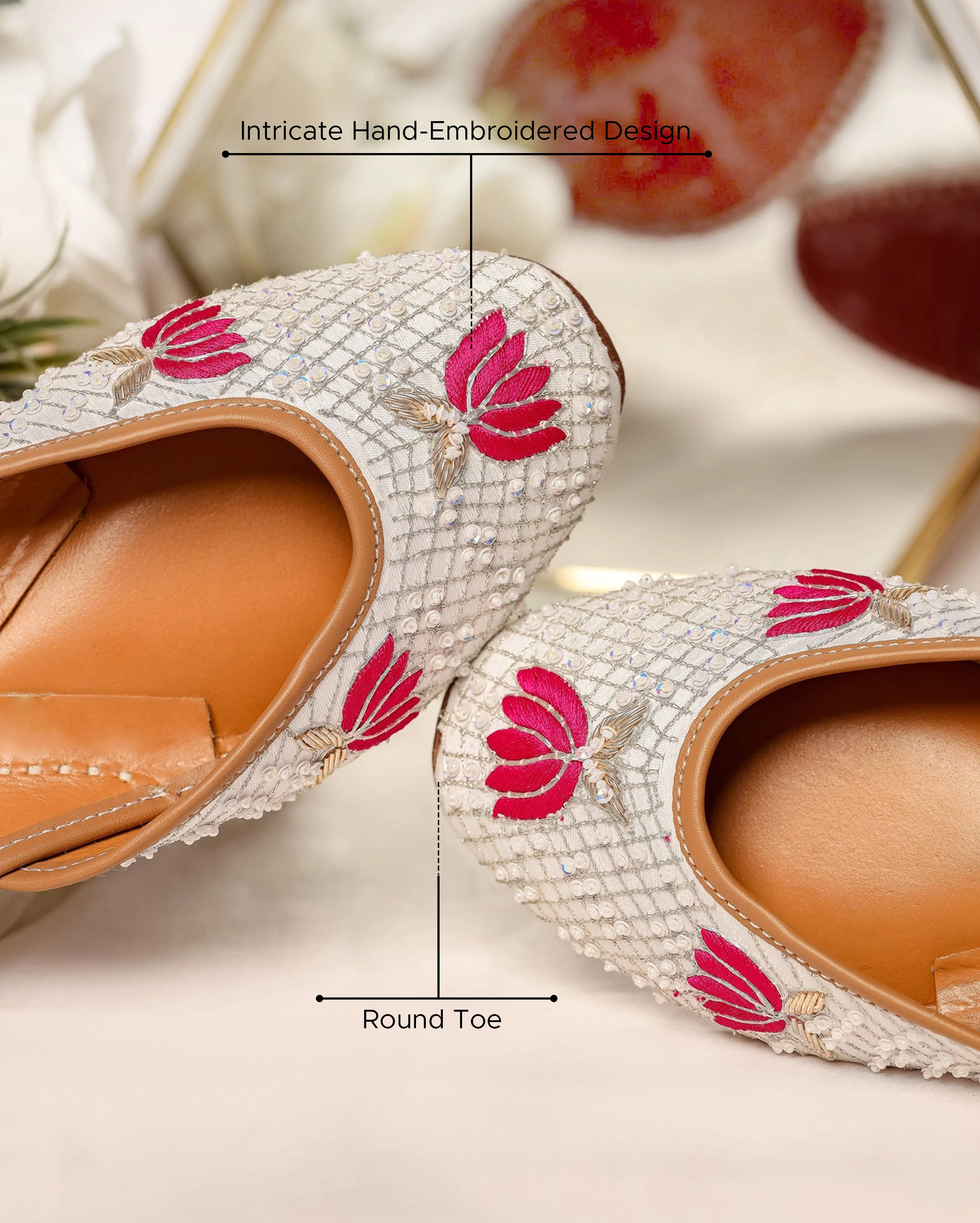 Ivory Palace Handcrafted Jutti