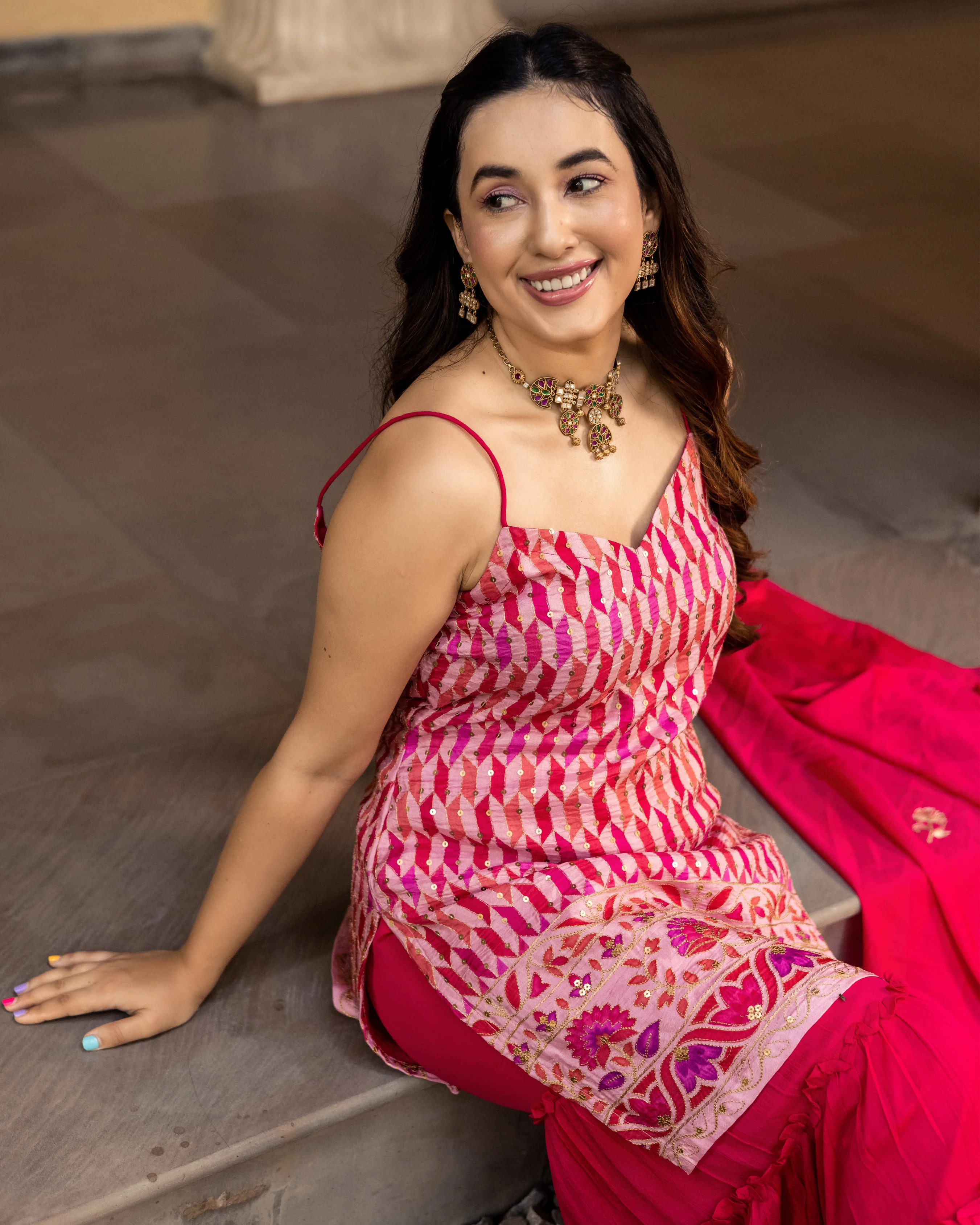 Jafrin Georgette Sharara Set - Image 9