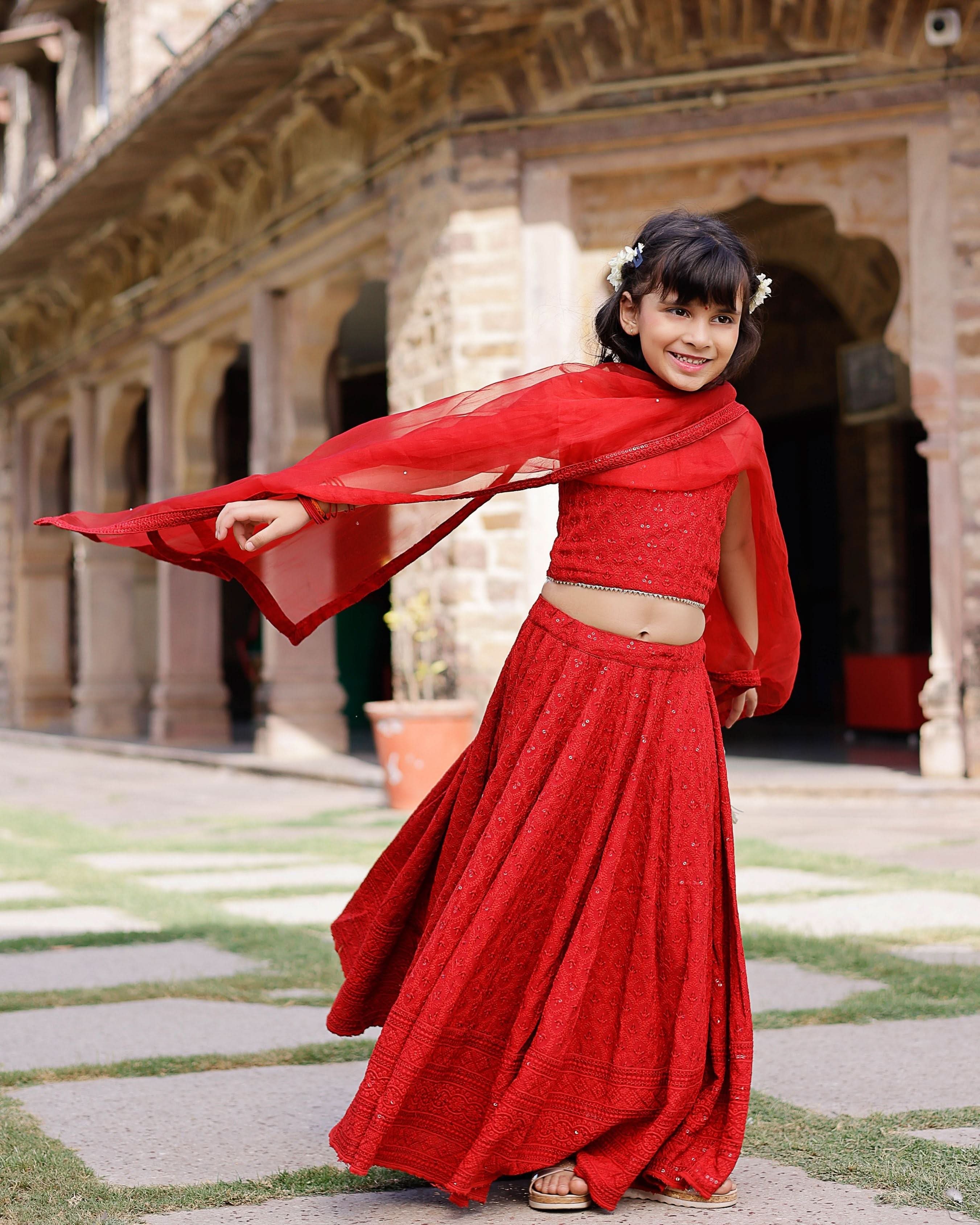 Kai Embroidered Lehenga Set - Image 5