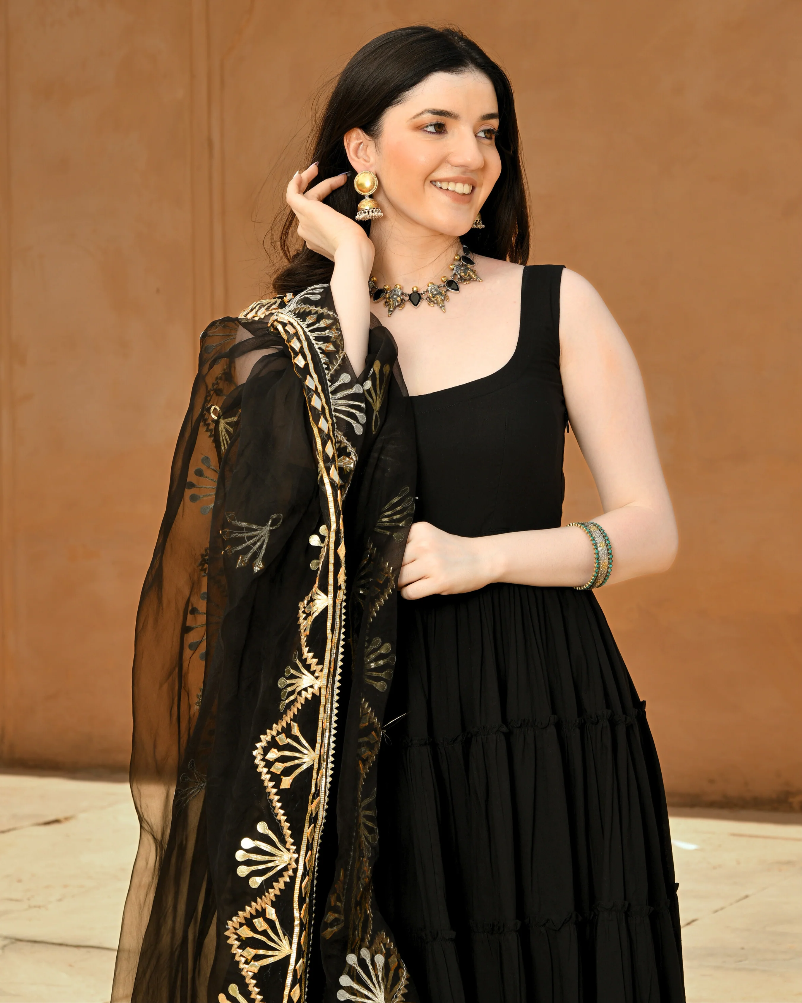 Kamya Gotapatti Cotton Suit Set - Image 7