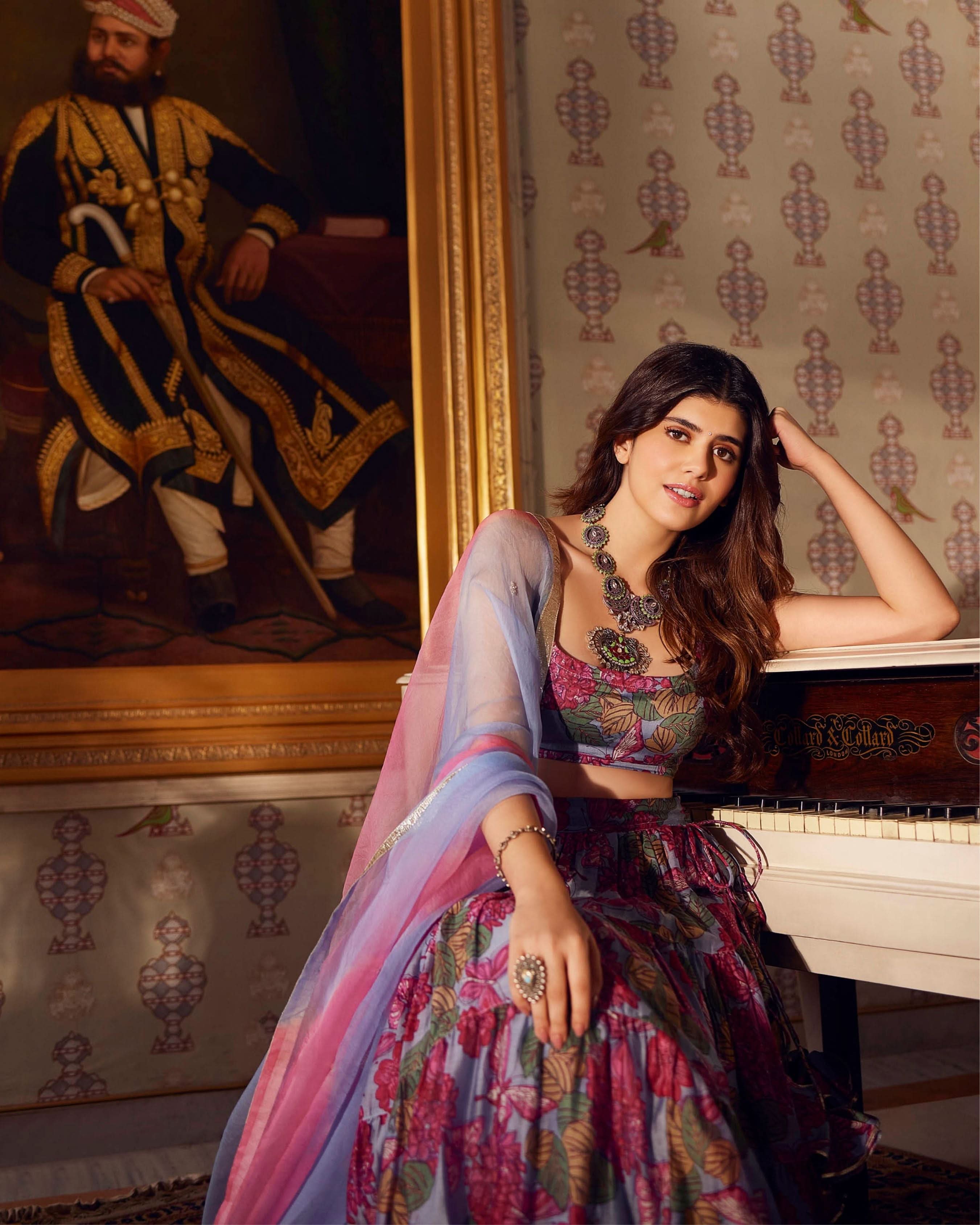 Khurshid Chanderi Lehenga Set - Image 7