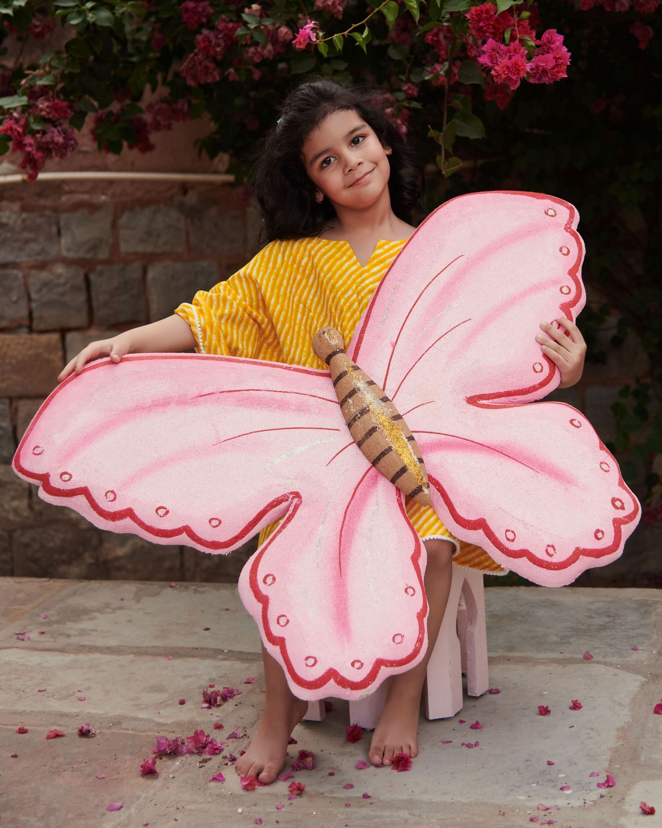 Lemonade Tie & Dye Cotton Kaftan - Image 3