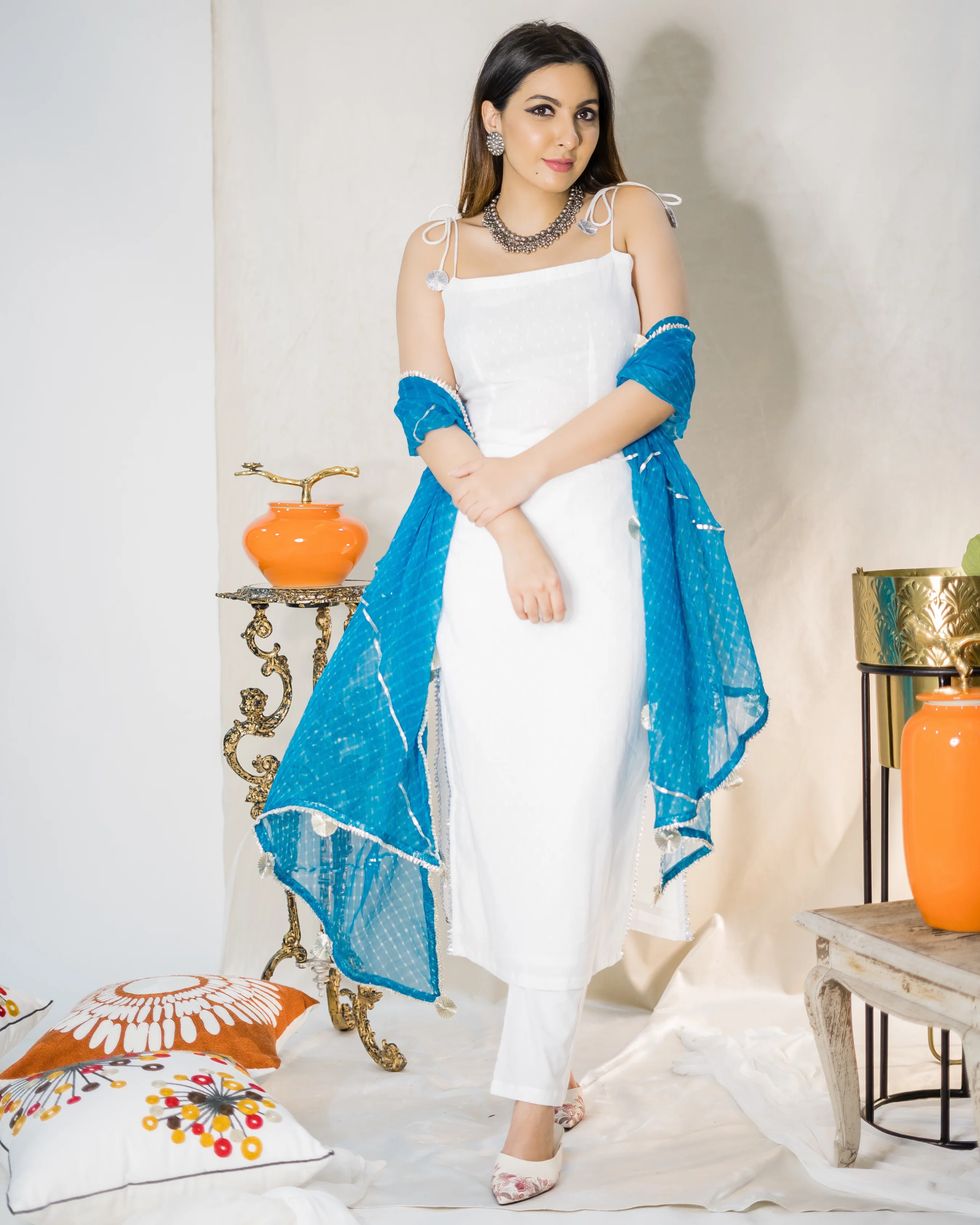 Malibu Leheriya Suit Set - Image 3