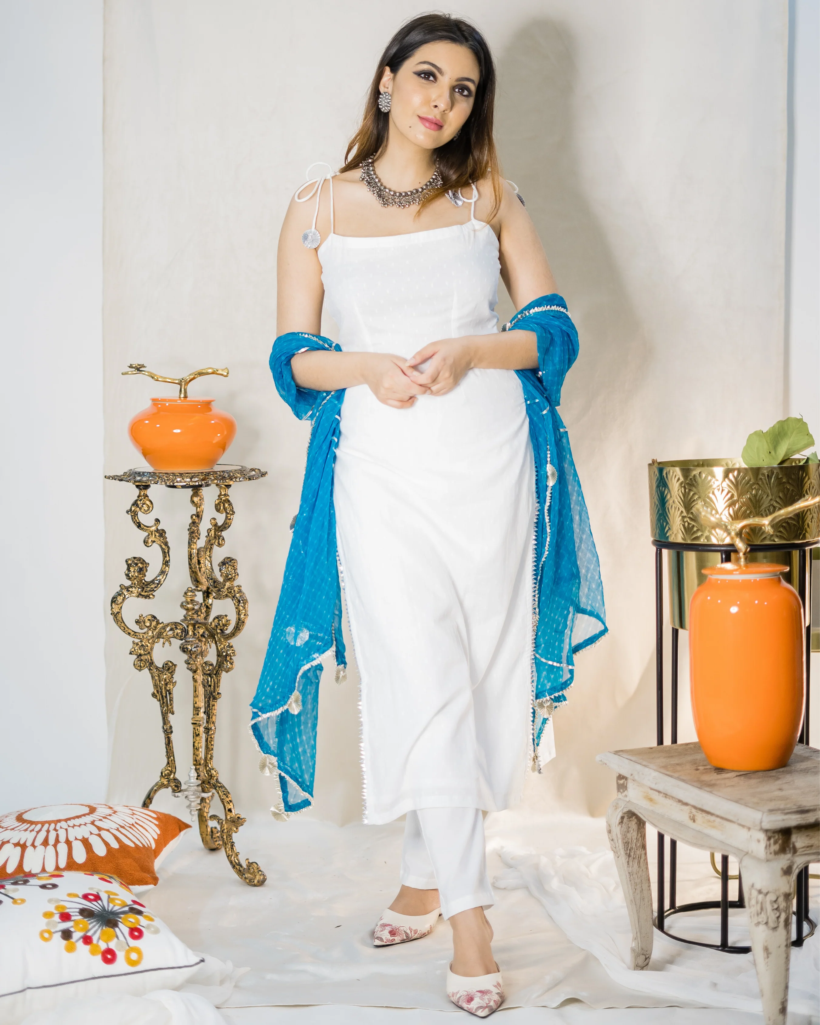 Malibu Leheriya Suit Set - Image 8