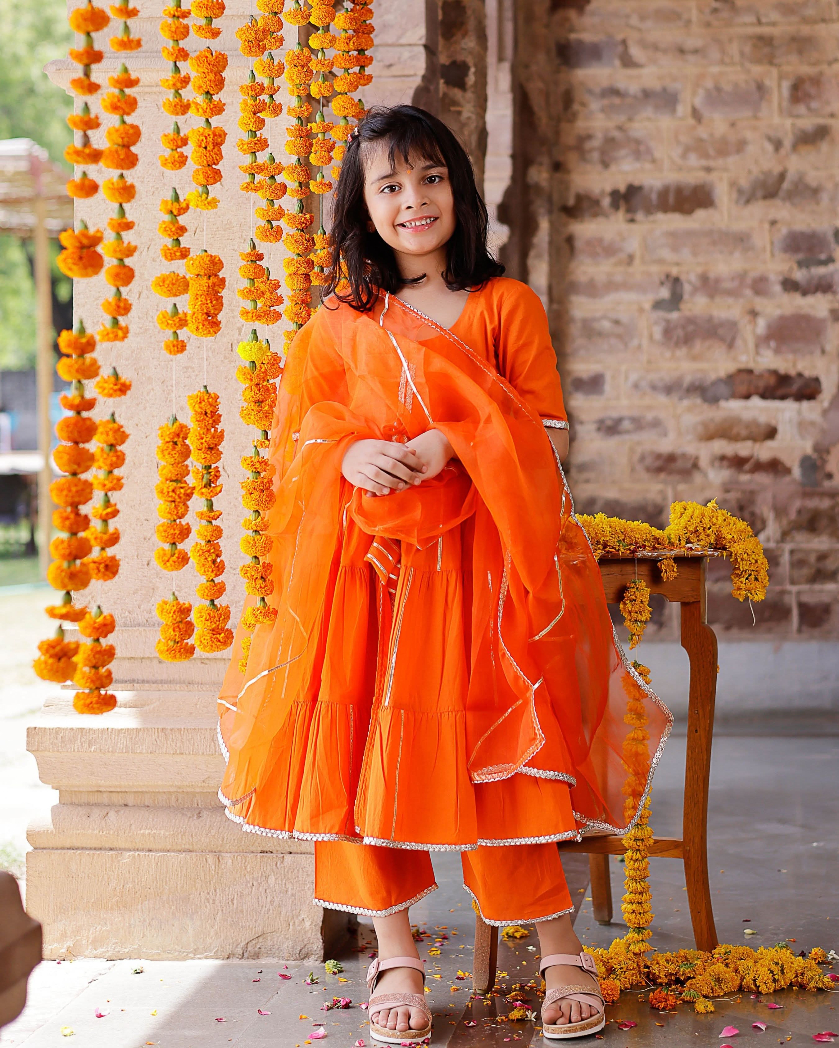 Maya Cotton Gotapatti Suit Set - Image 4