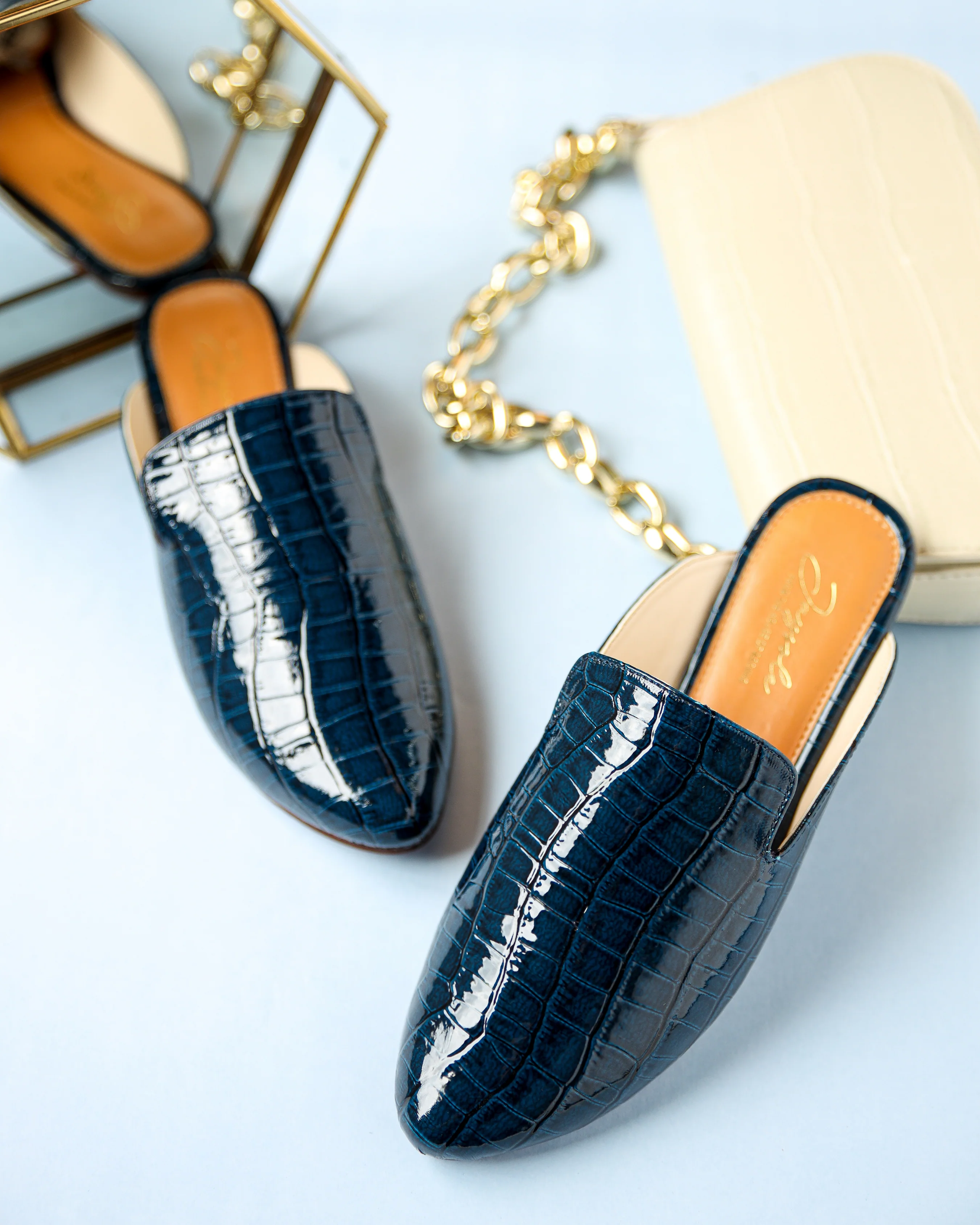 Meteorite Leather Mules - Image 5