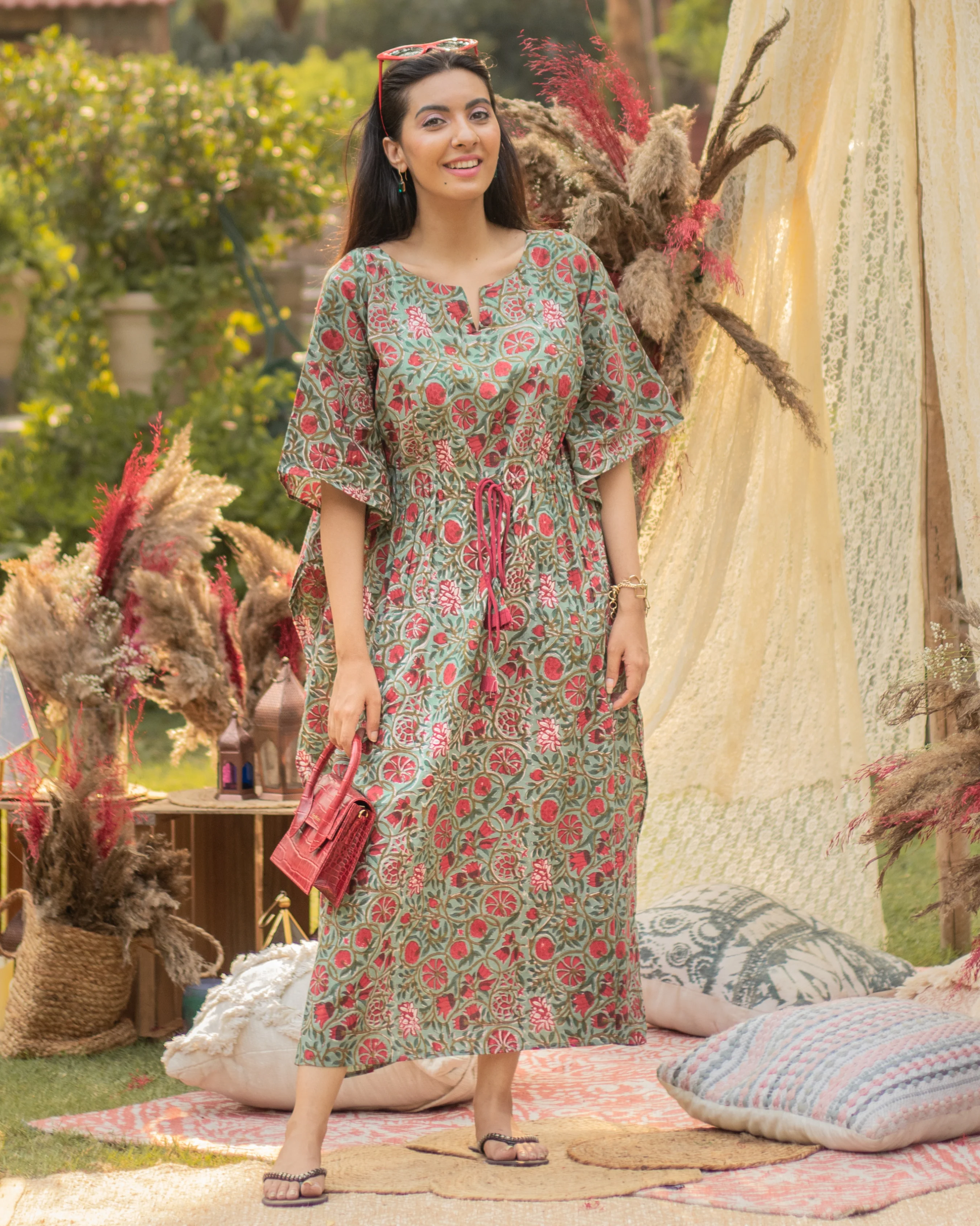 Mexican Bay Cotton Kaftan Set - Image 5