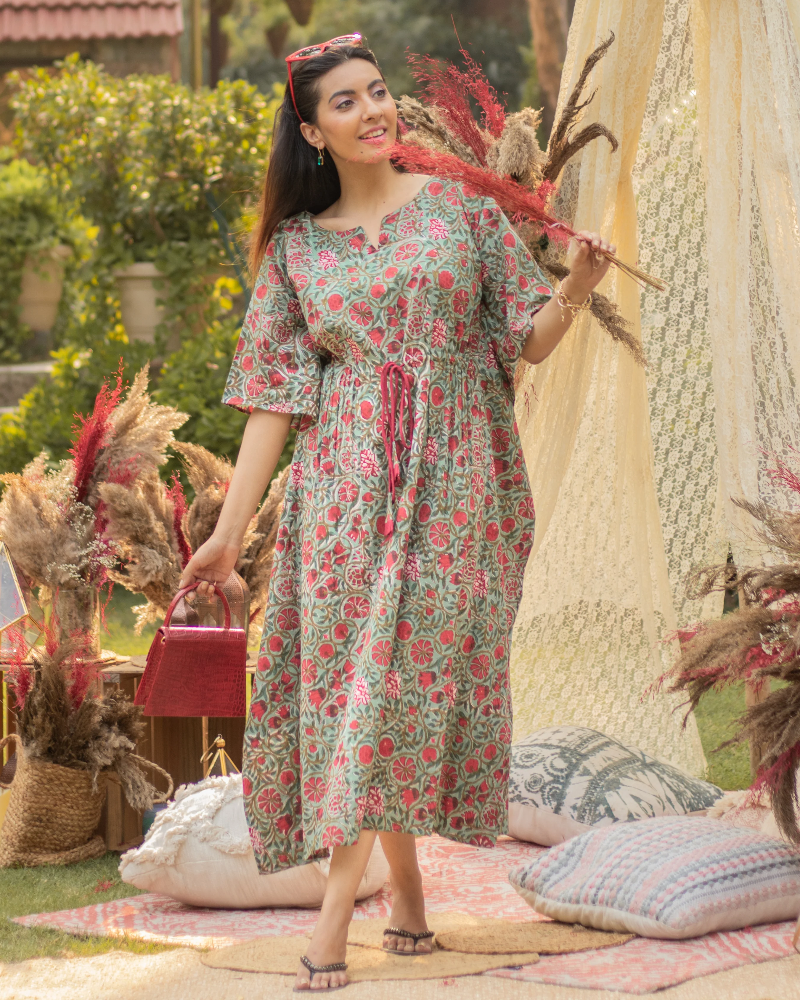 Mexican Bay Cotton Kaftan Set - Image 6