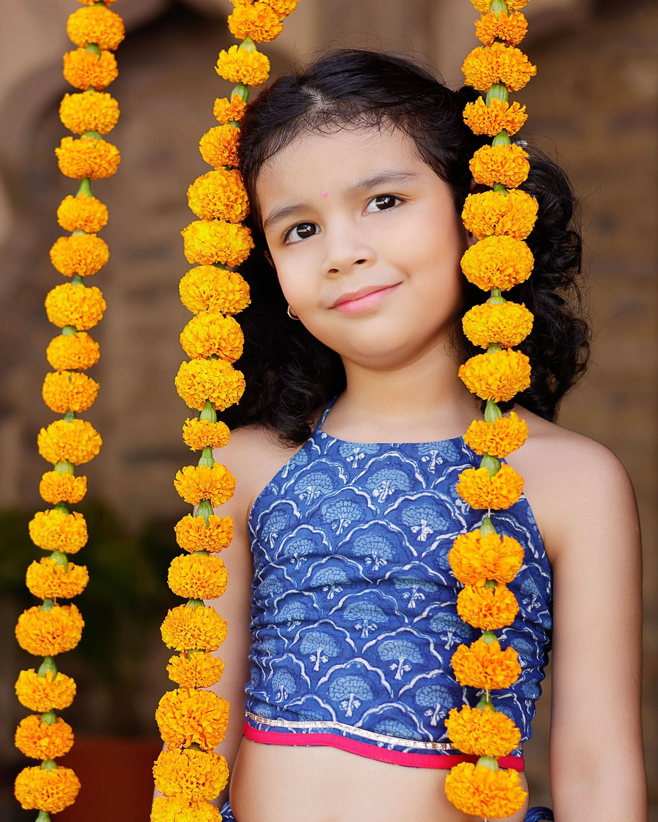 Moana Handblock Cotton Lehenga Set - Image 11