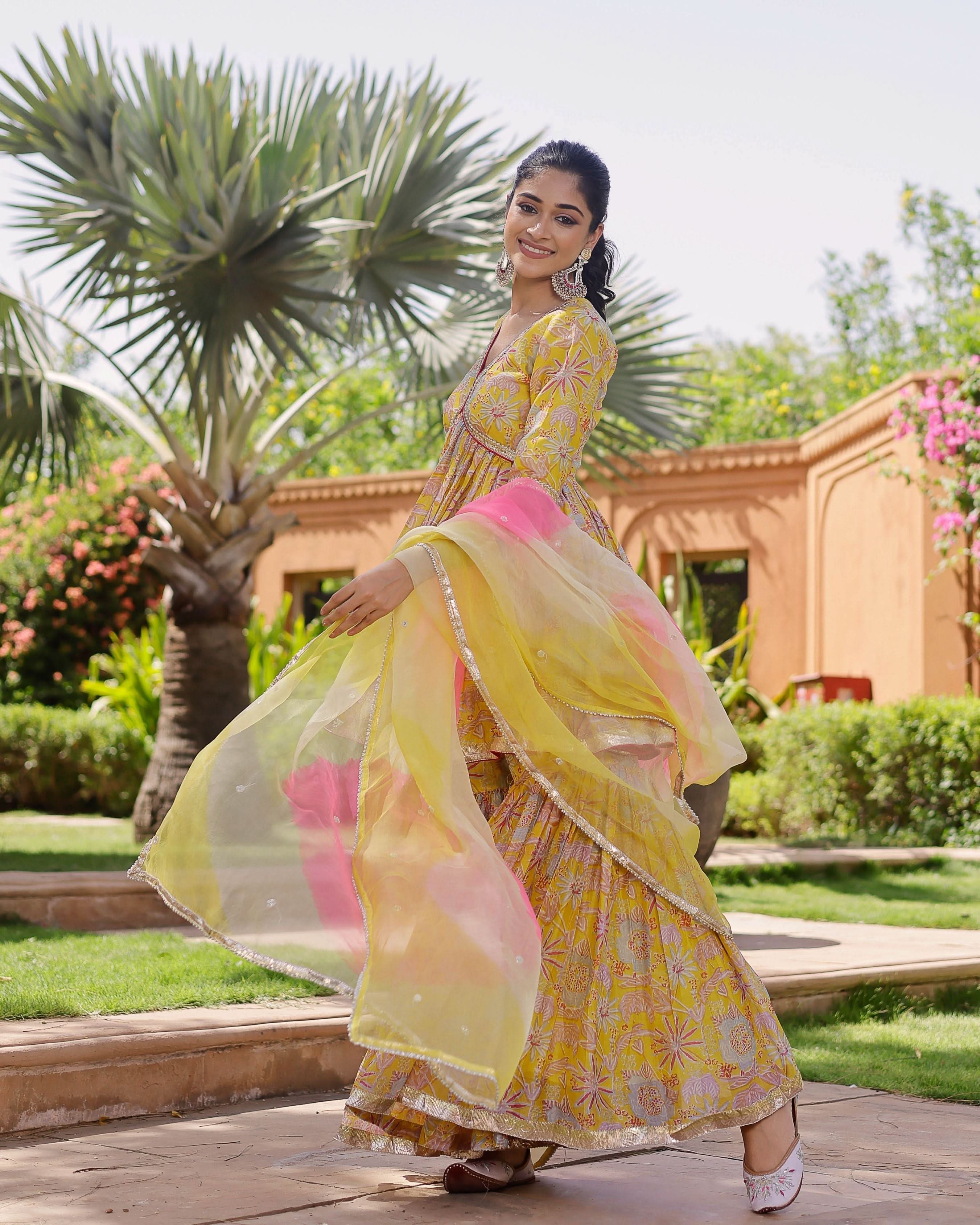 Mohini Chanderi Sharara Set - Image 2