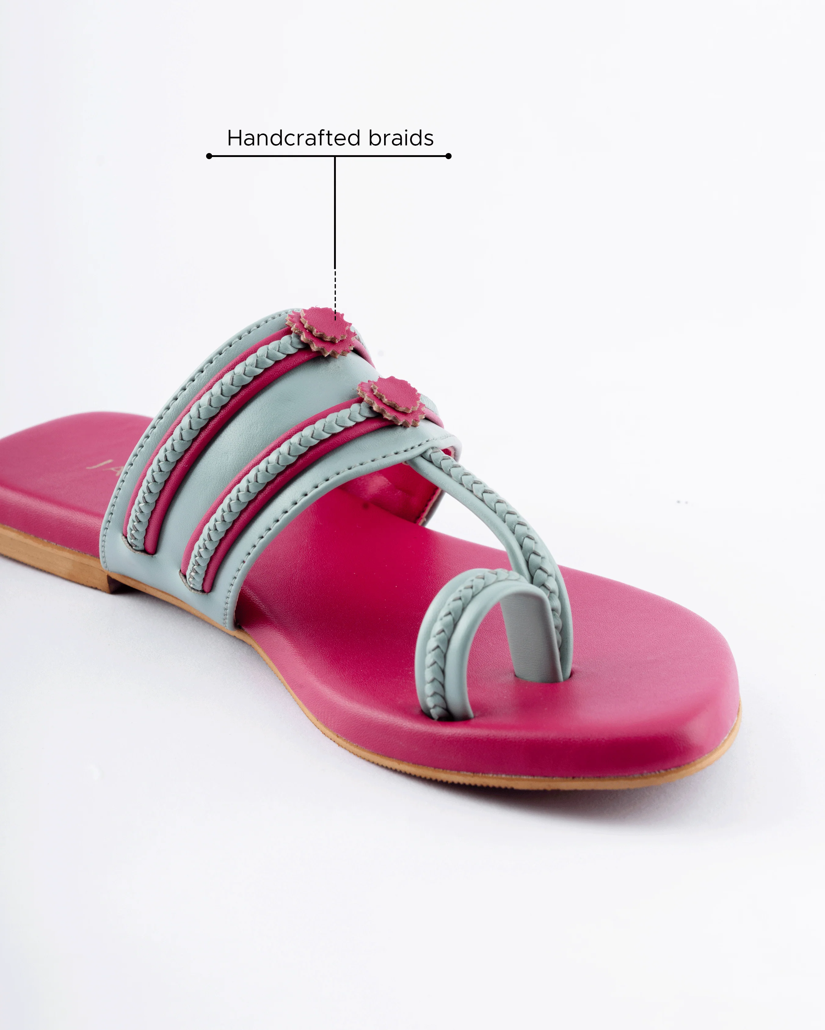 Mountbatten pink Kolha Flats - Image 5