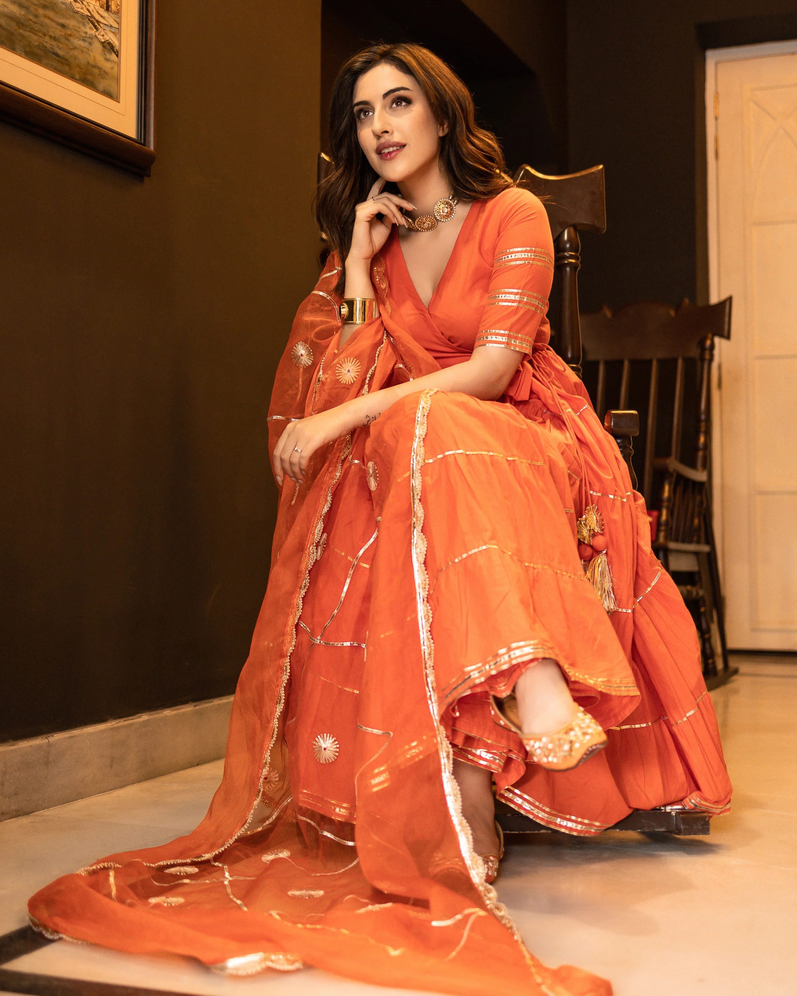 Neria Gotapatti Tier Suit Set - Image 7