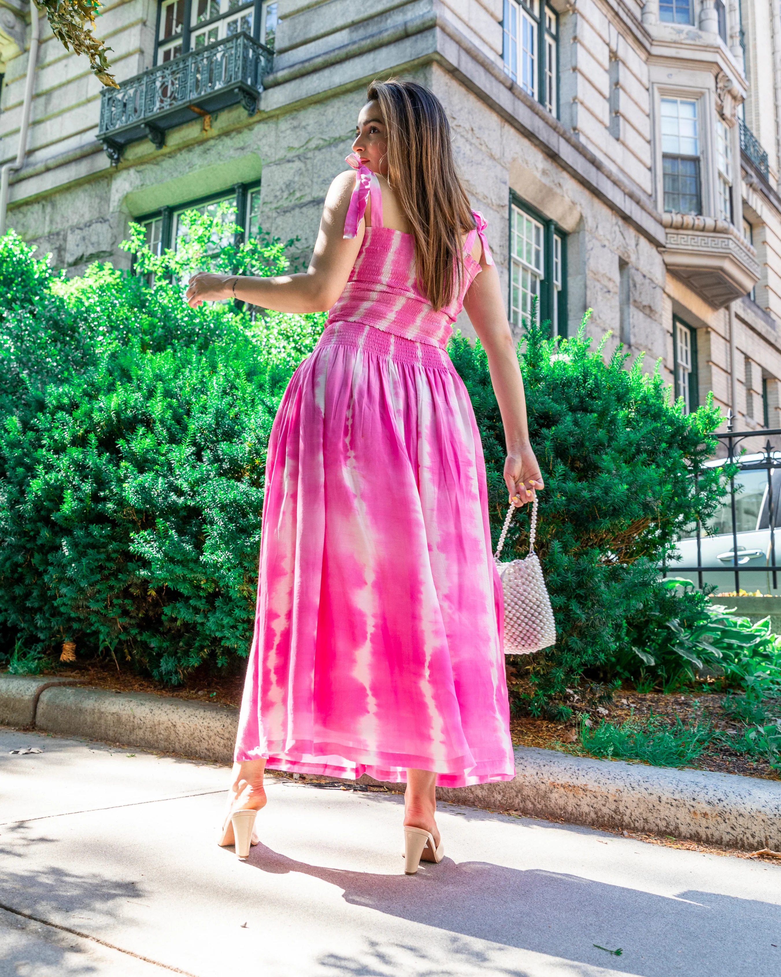Nerium Pink Tie & Dye Set - Image 2
