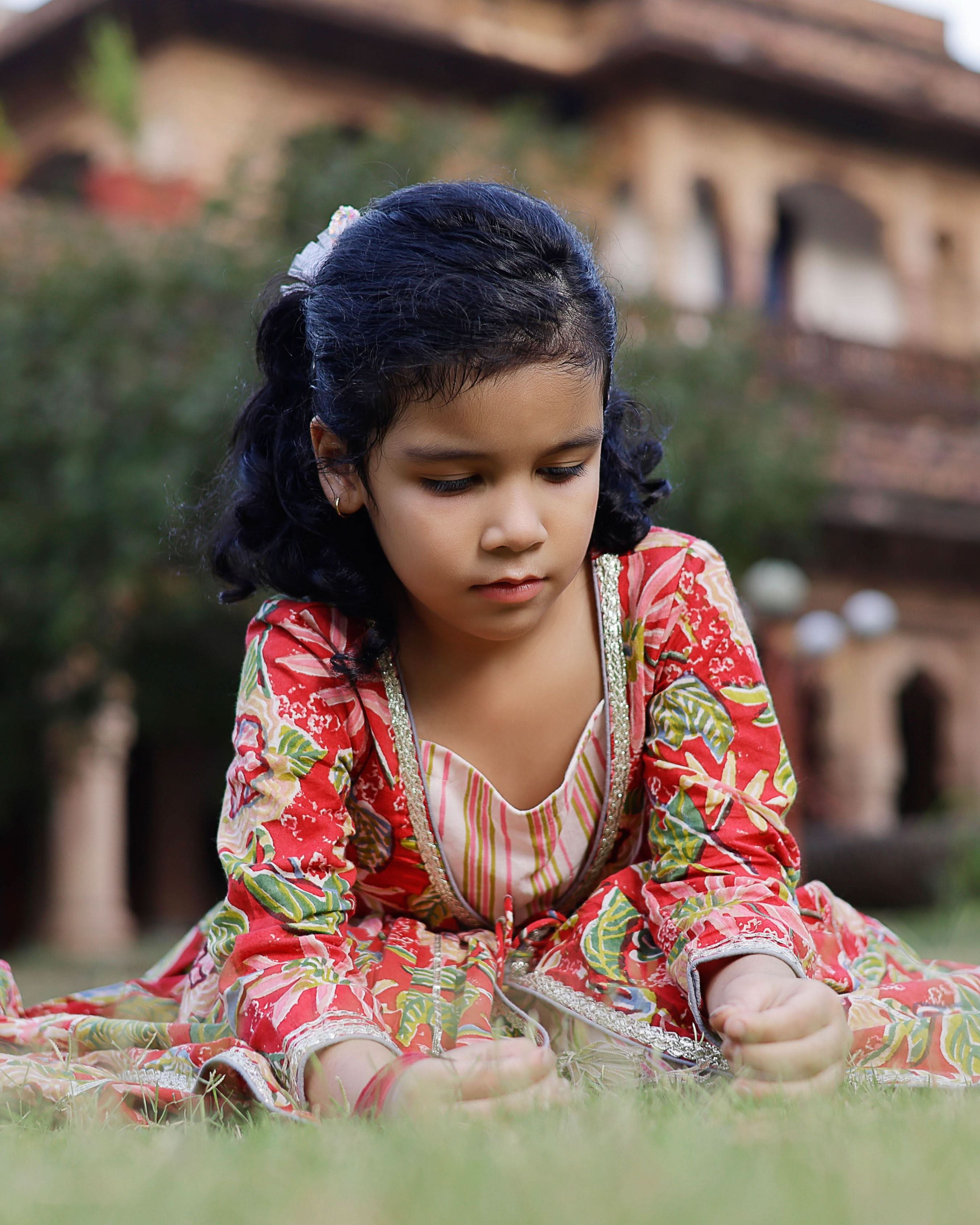 Nixi Handblock Cotton Sharara Set - Image 4