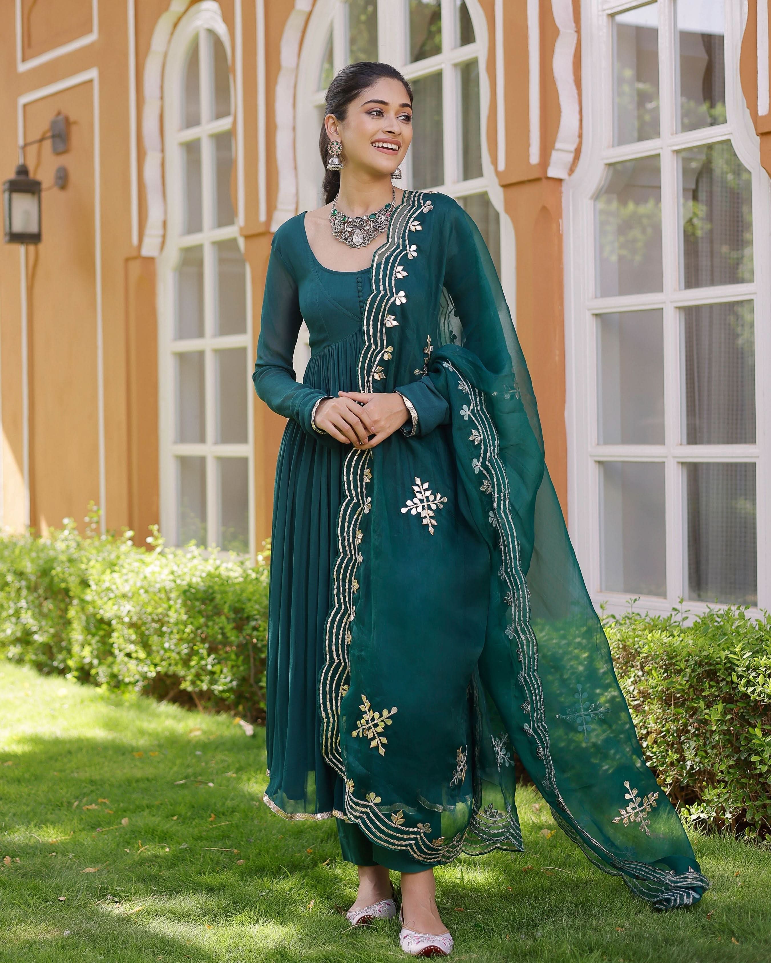 Odika Gotapatti Goergette Suit Set - Image 2