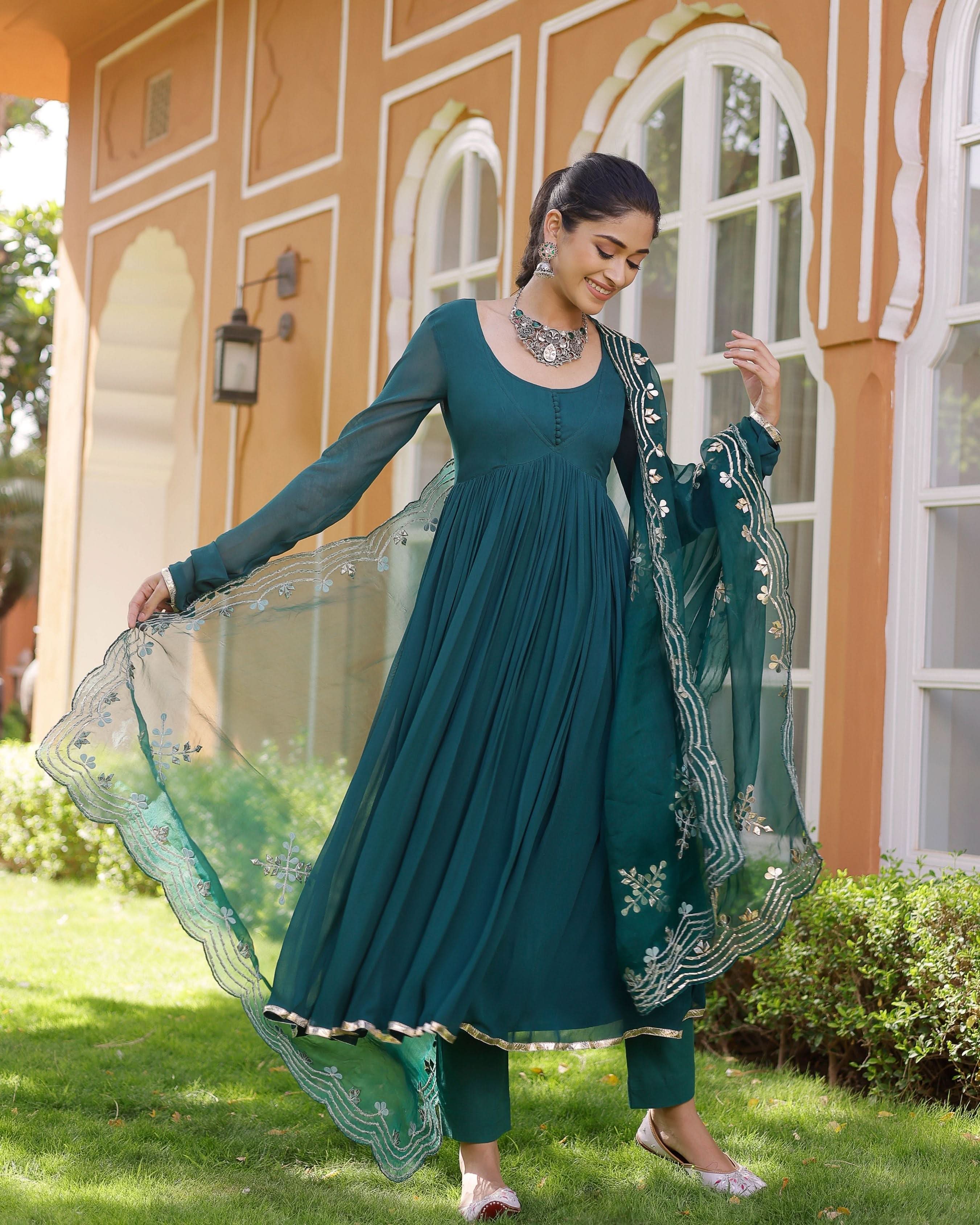 Odika Gotapatti Goergette Suit Set - Image 5