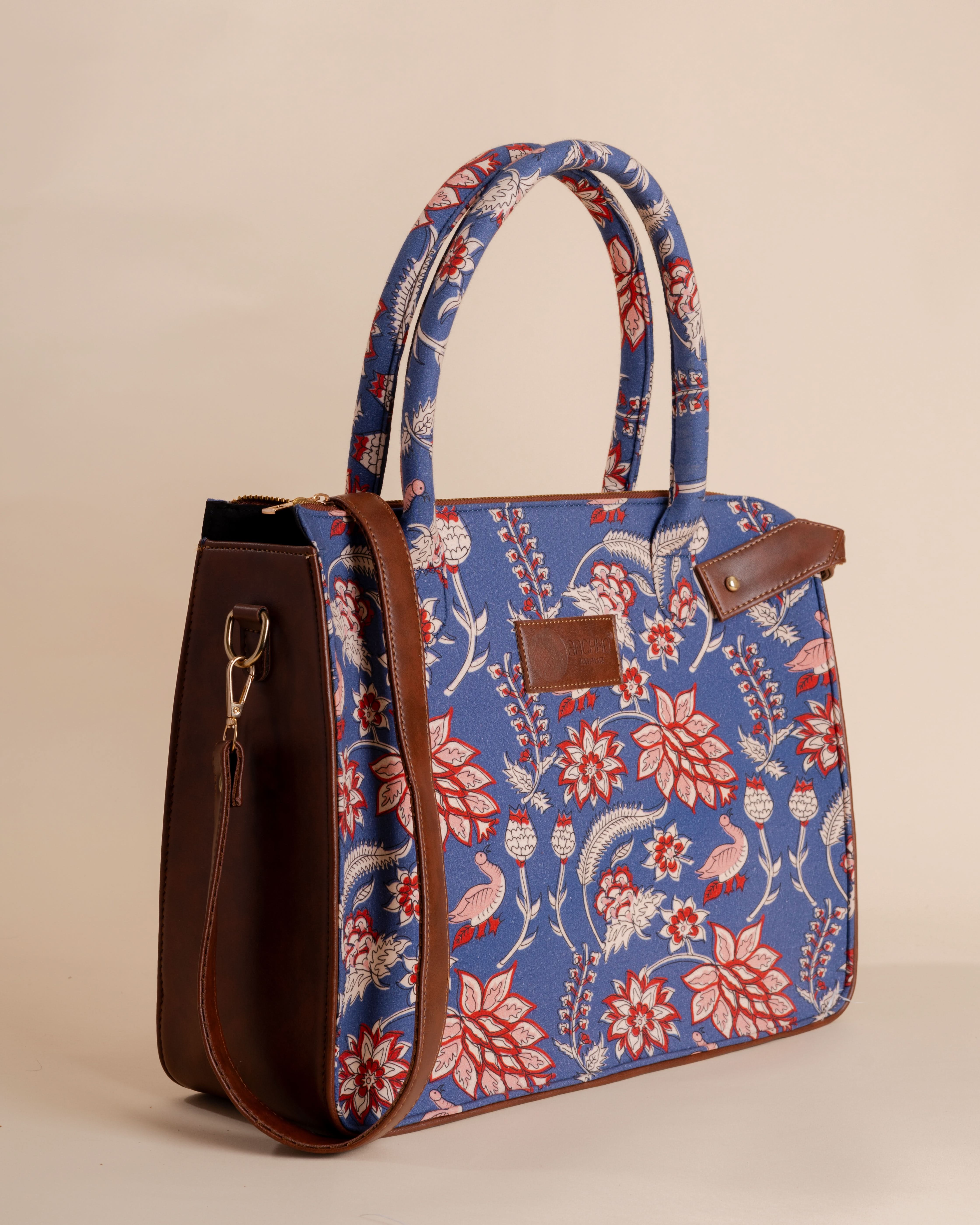 Orya Blue Shoulder Bag - Image 6