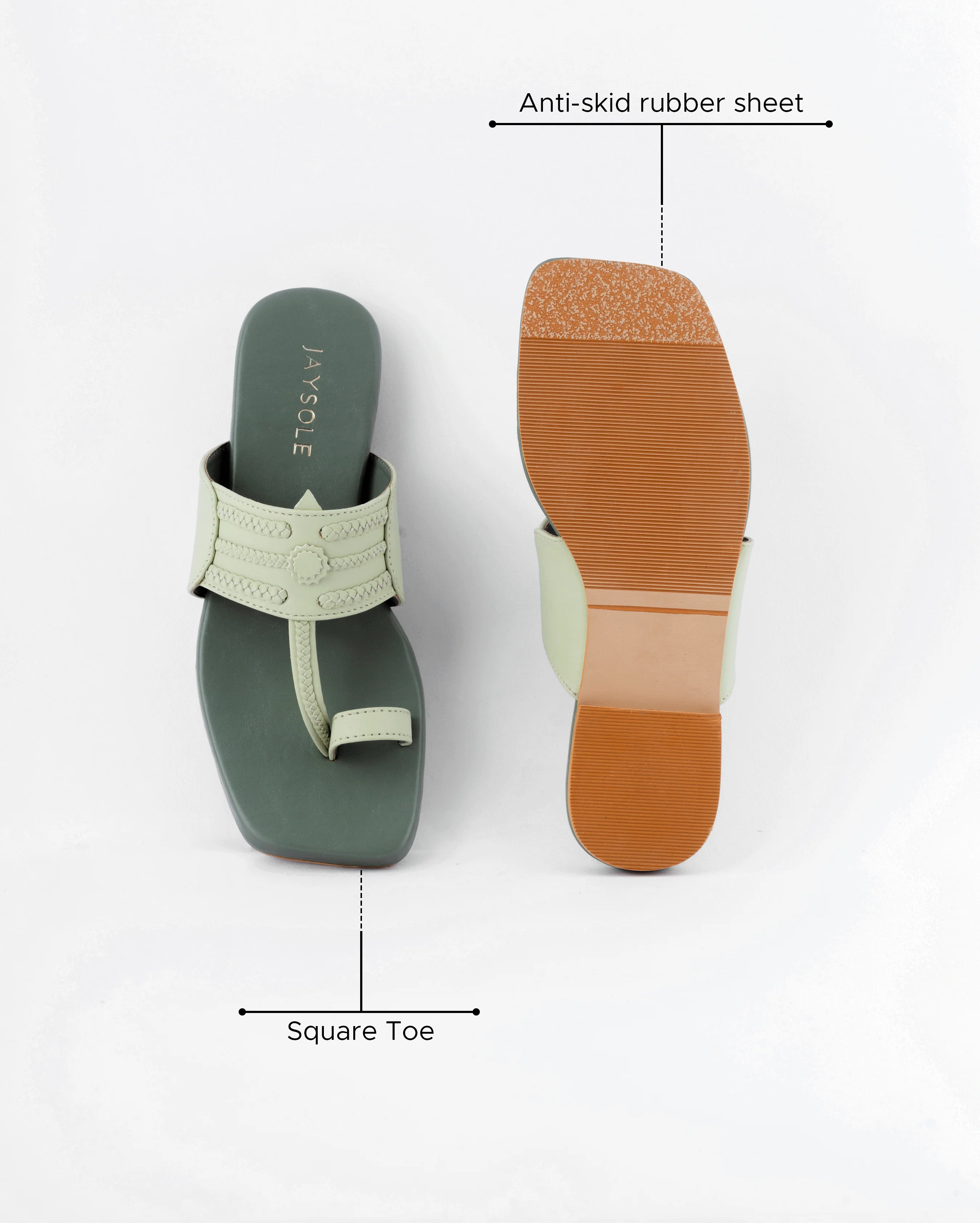 Pale Leaf Kolha Flats - Image 6