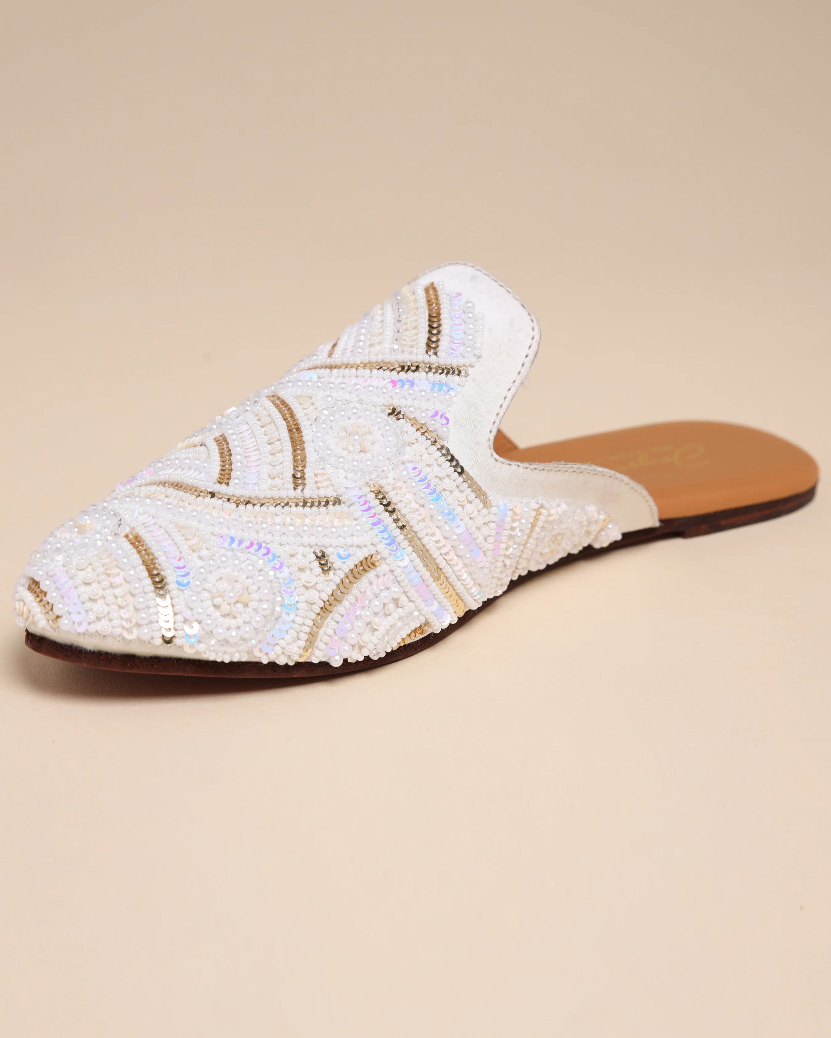 Perfectly Pale Handcrafted Mules - Image 4