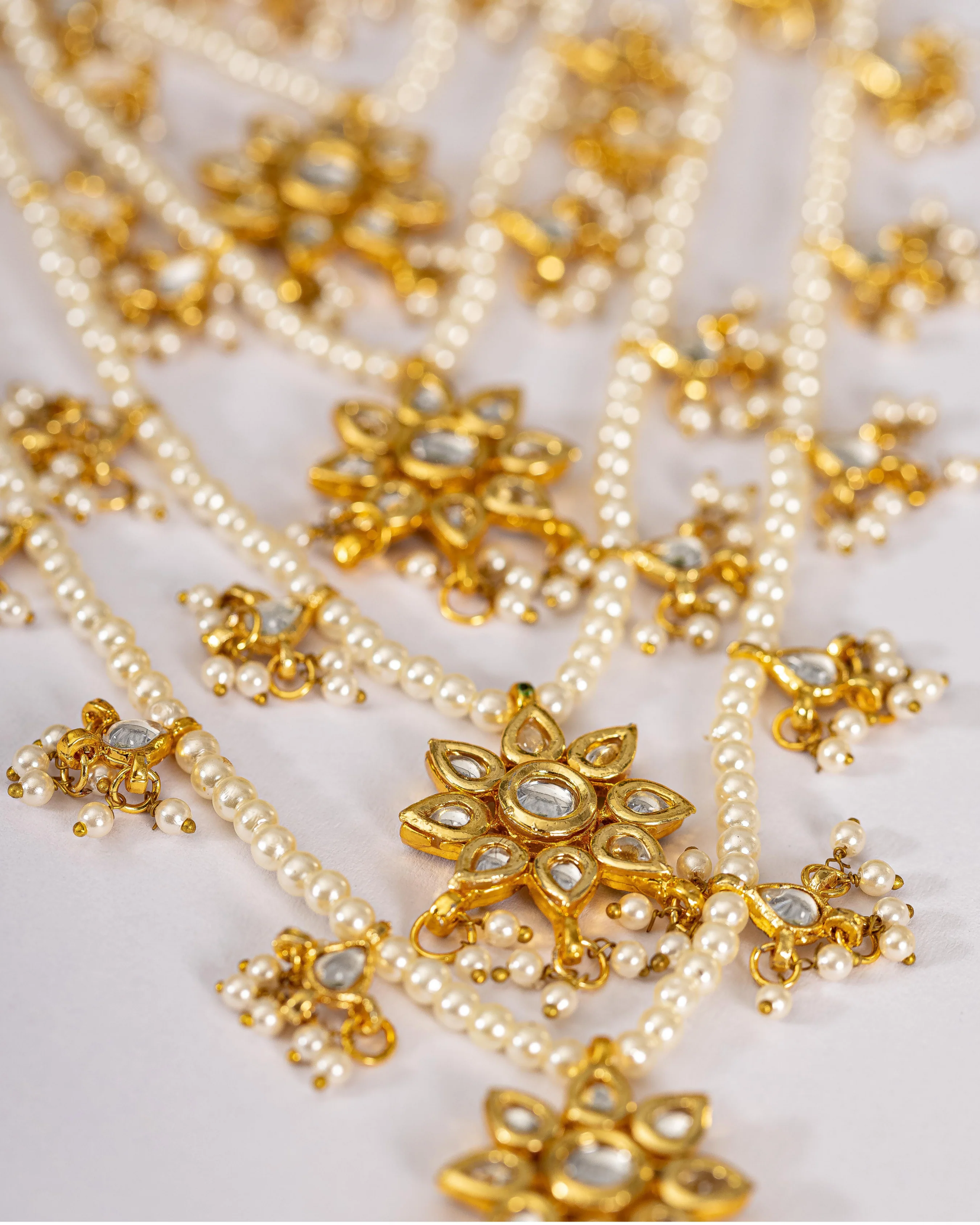 Pile Of Pearls Handcrafted Necklace - Image 10