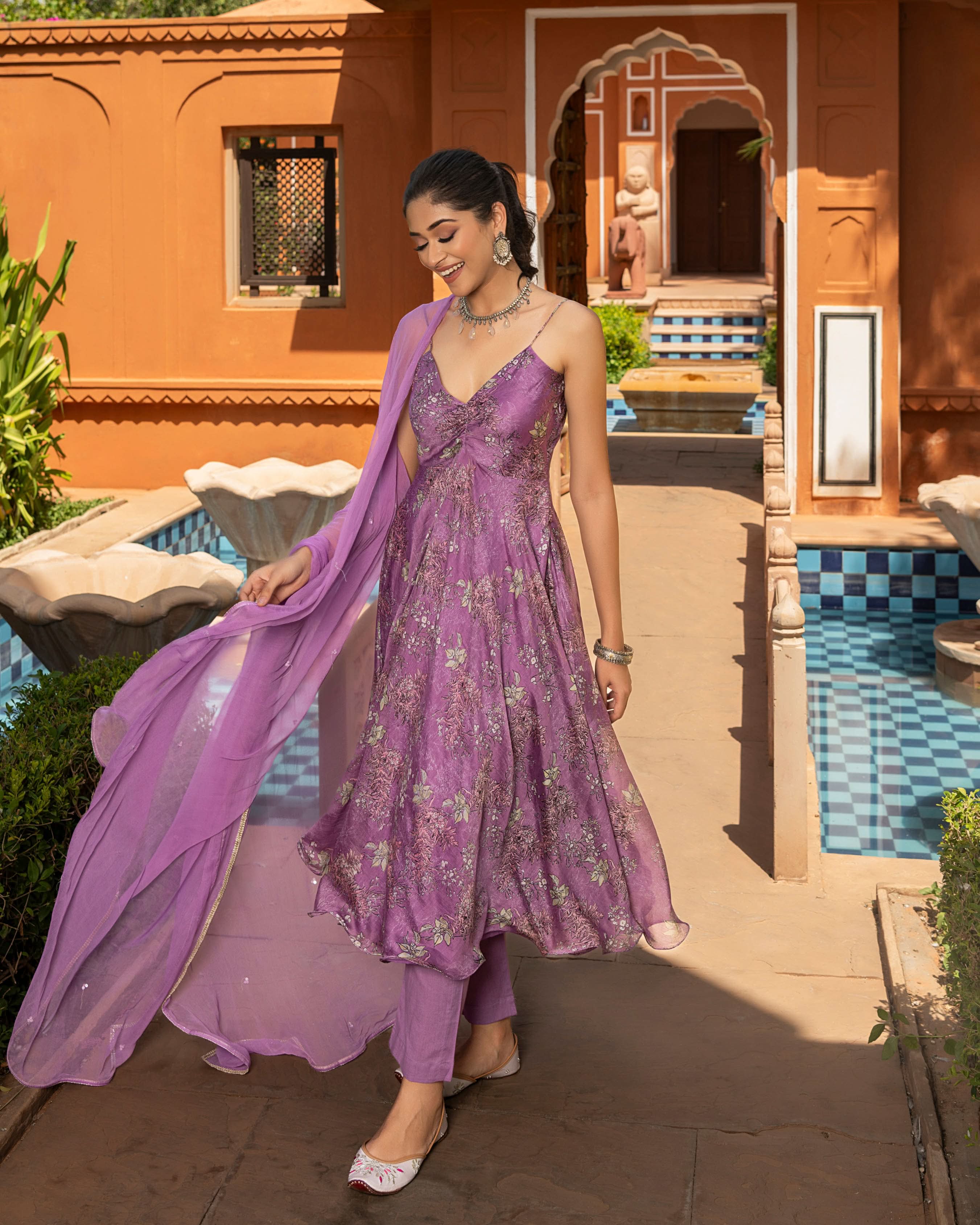 Prisha Chanderi Suit Set - Image 3
