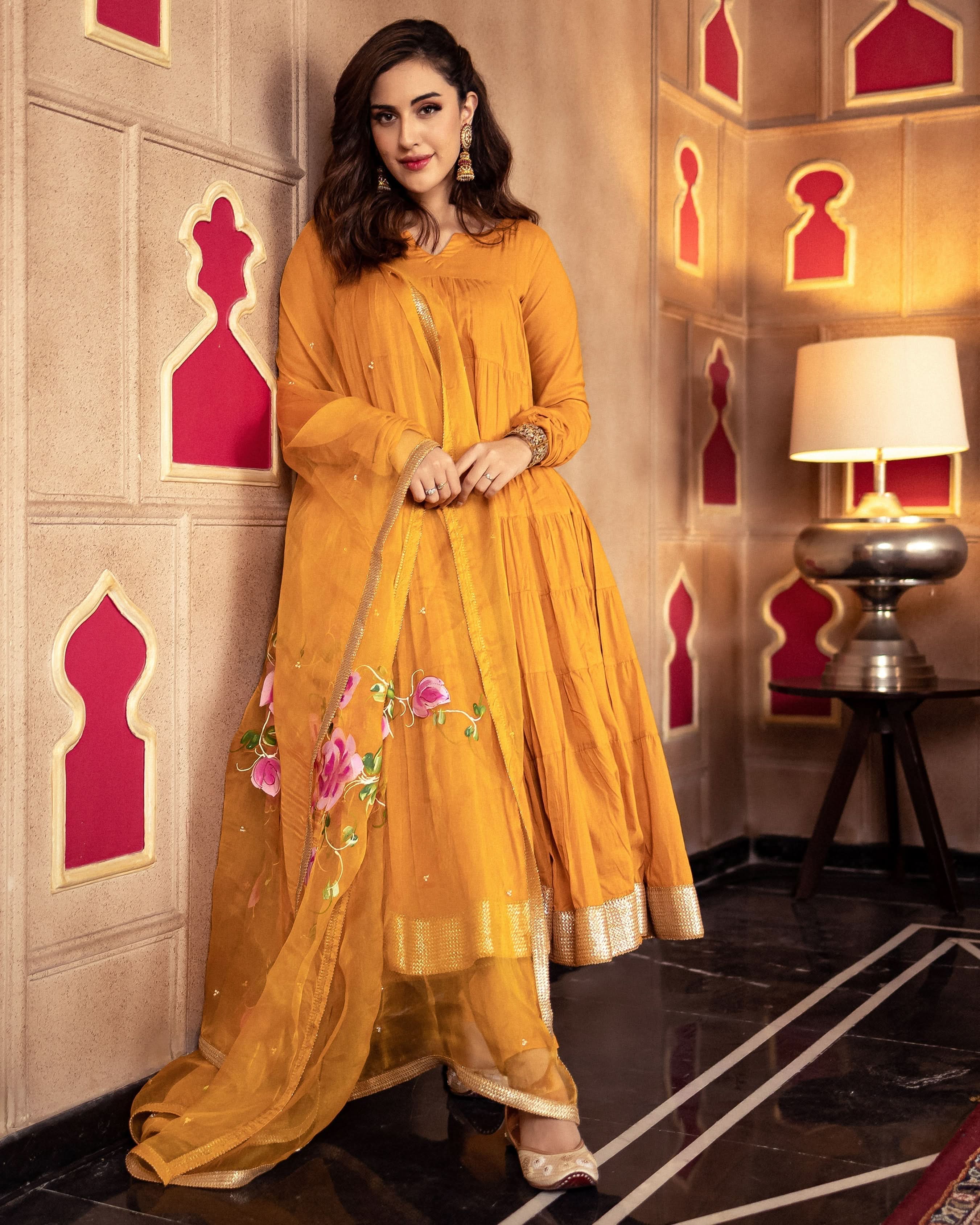 Rasikpriya Handpainted Suit Set - Image 4