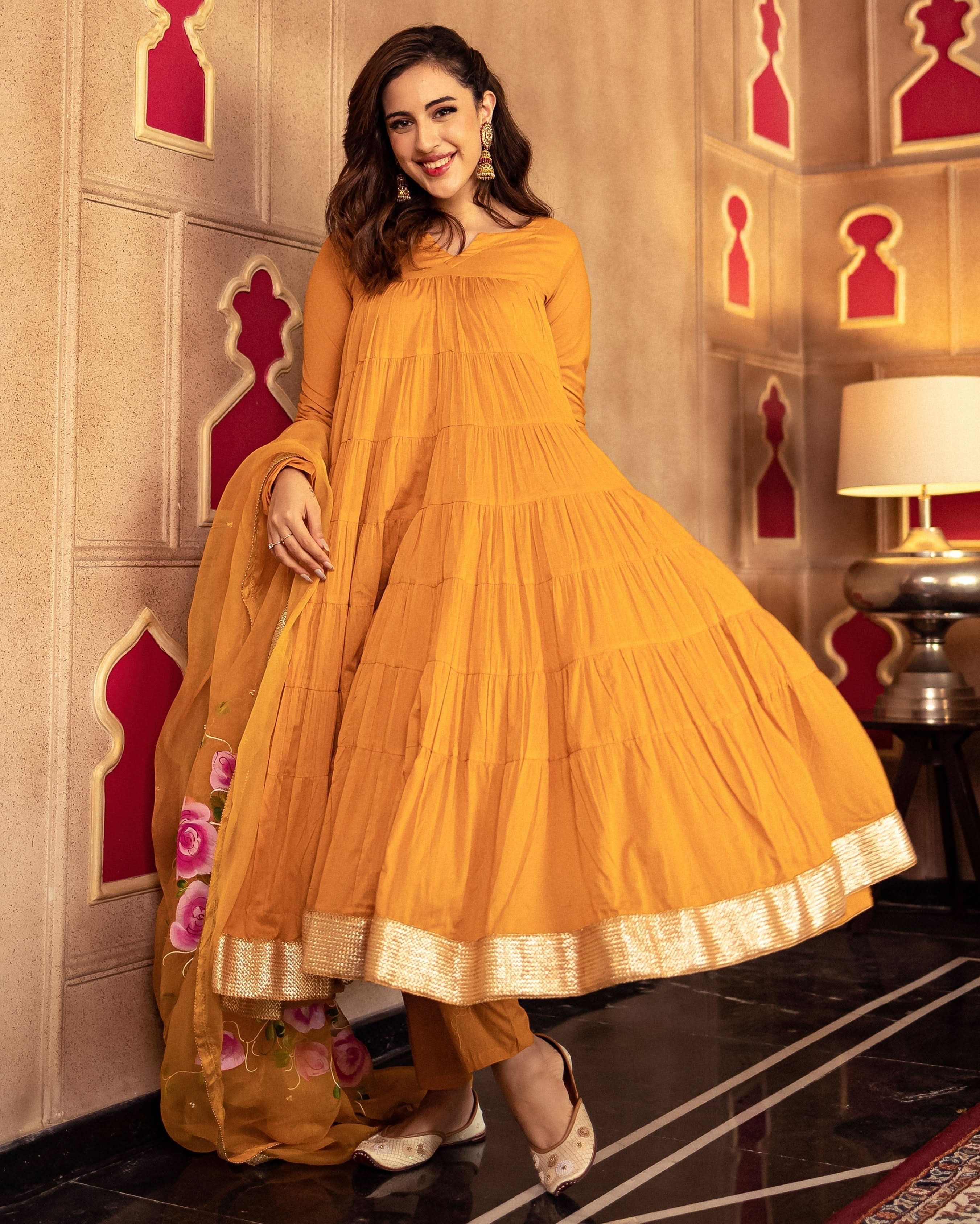 Rasikpriya Handpainted Suit Set - Image 5