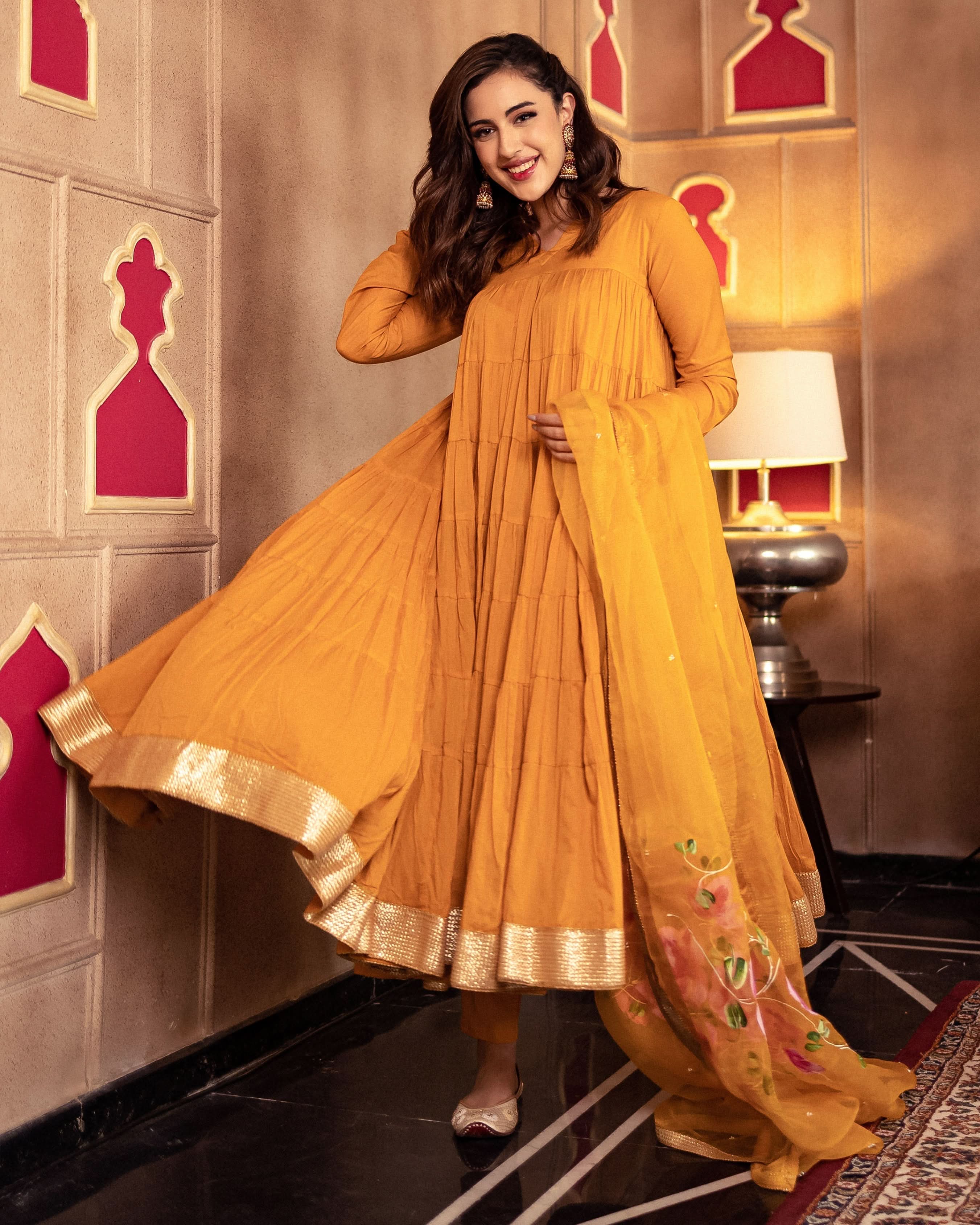 Rasikpriya Handpainted Suit Set - Image 6