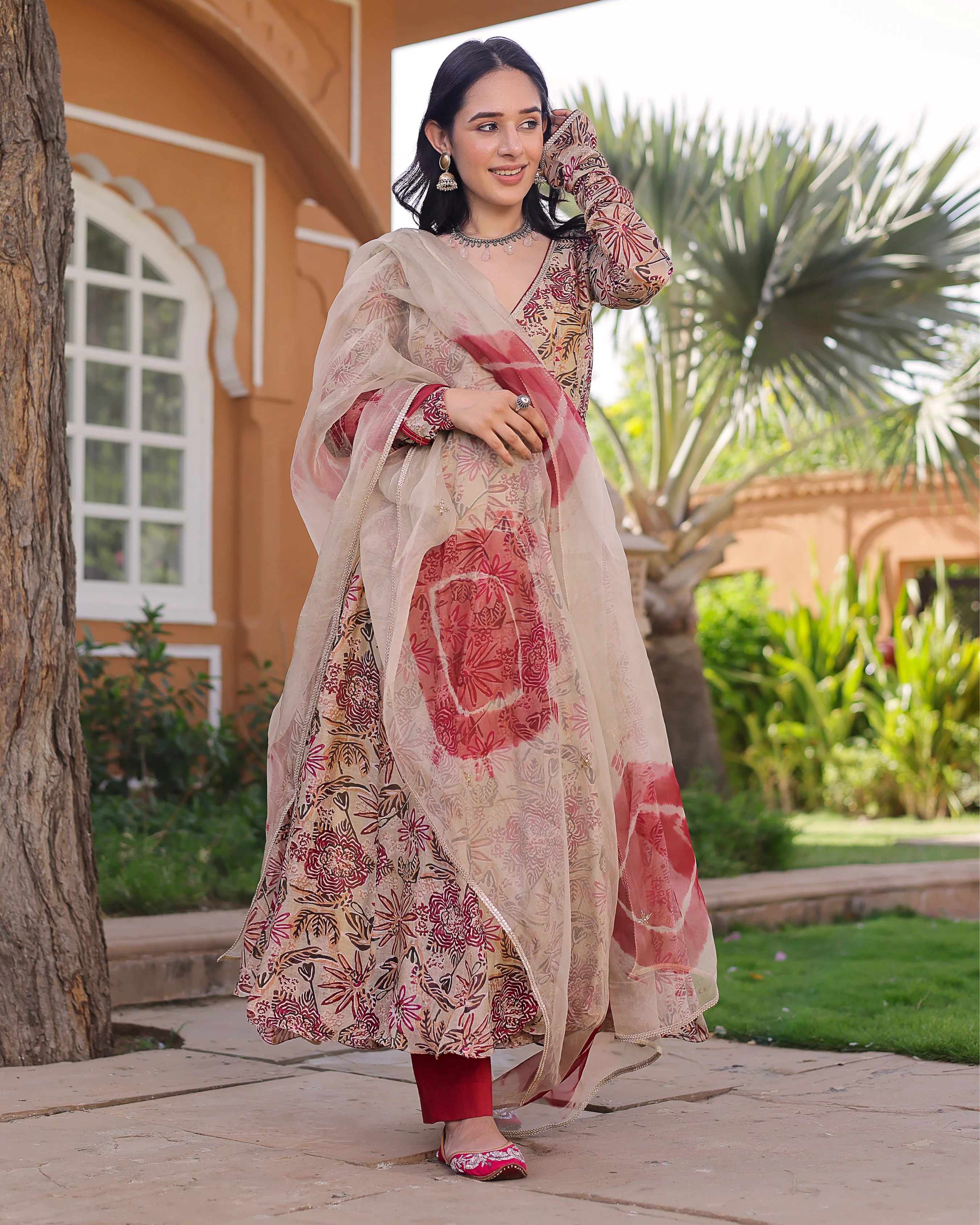 Revati Chanderi Suit Set - Image 3