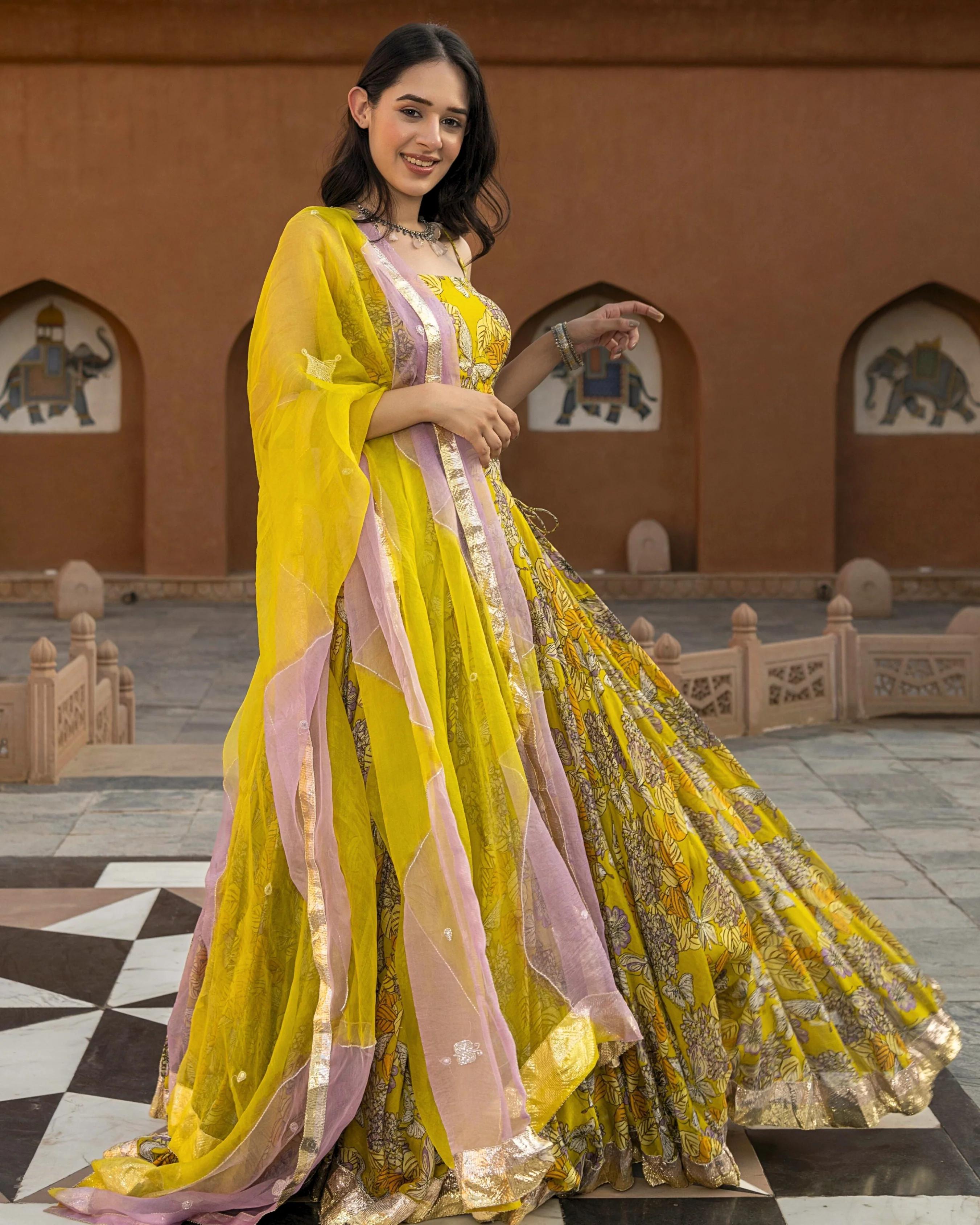 Ruhi Chanderi Lehenga Set - Image 2