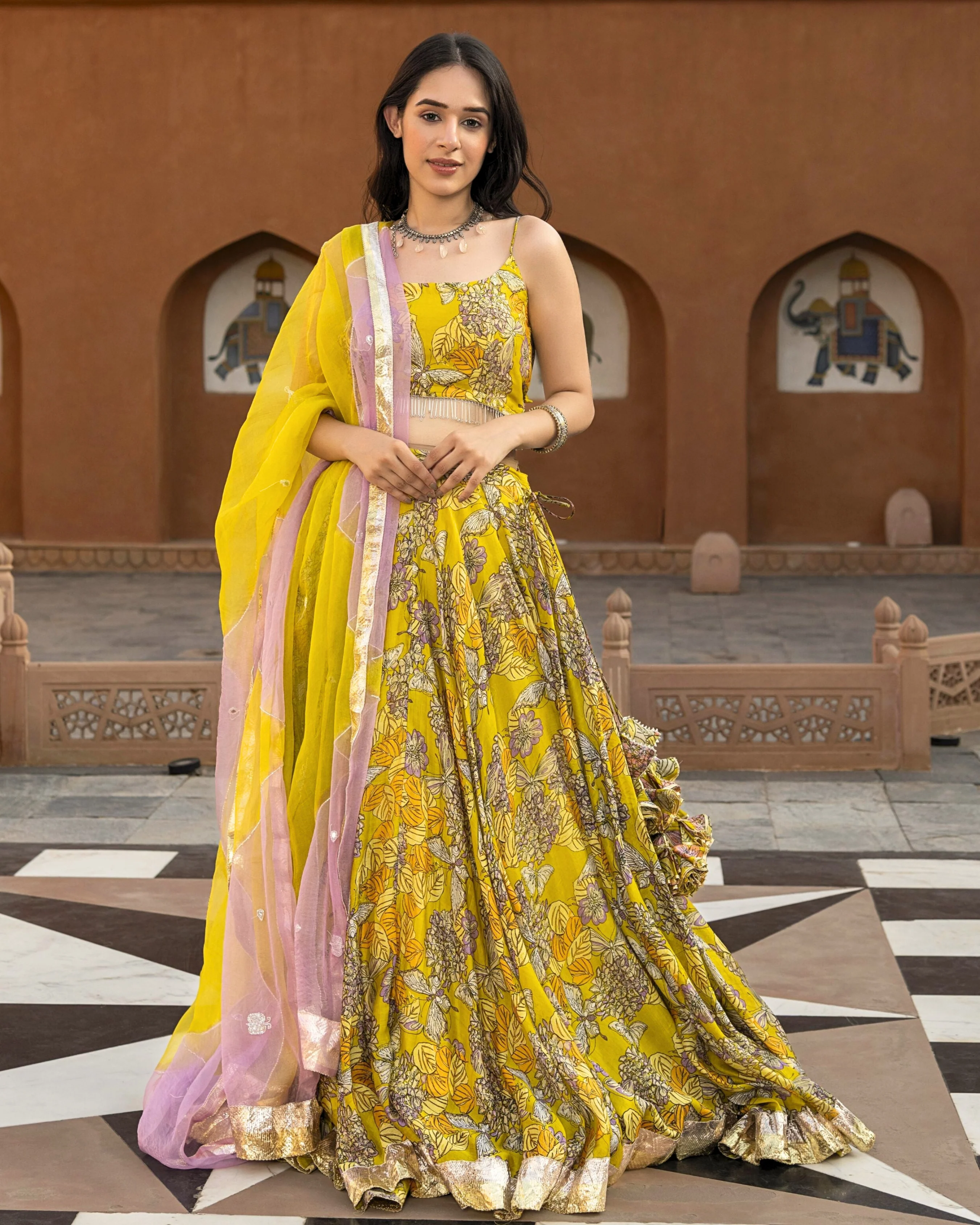 Ruhi Chanderi Lehenga Set - Image 3