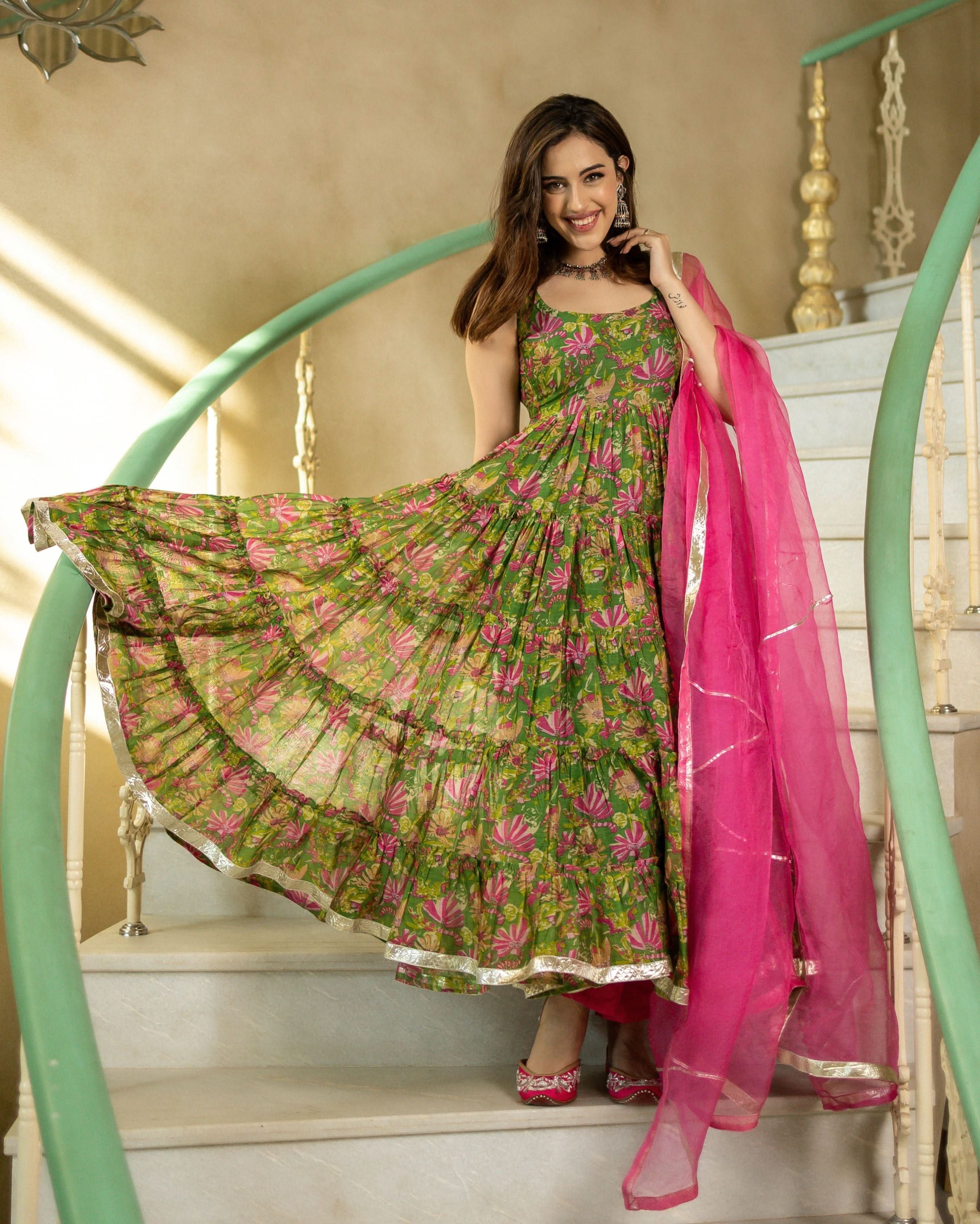 Sadabahaar Chanderi Suit Set - Image 8