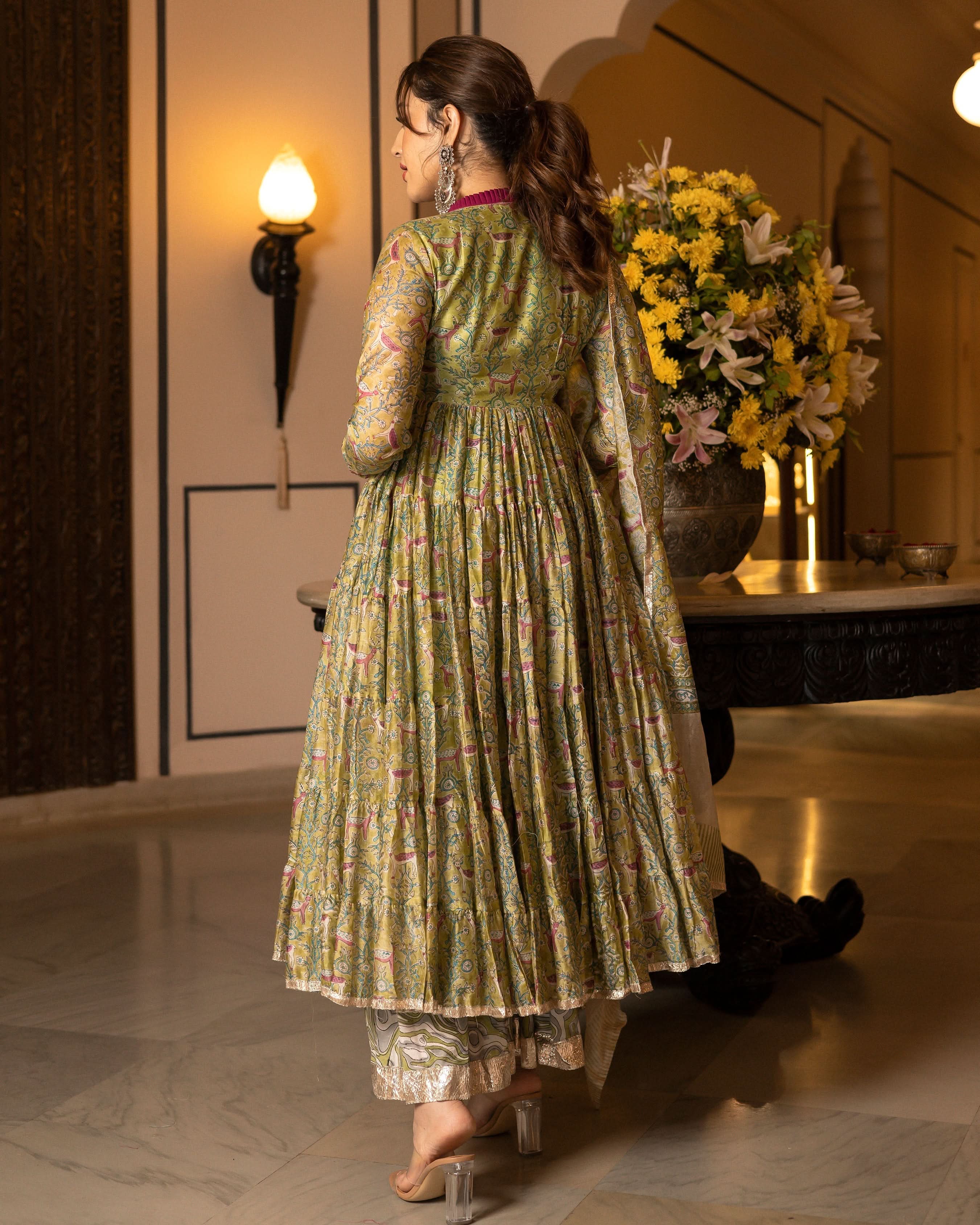 Samyukta Chanderi Gotapatti Sharara Set - Image 6