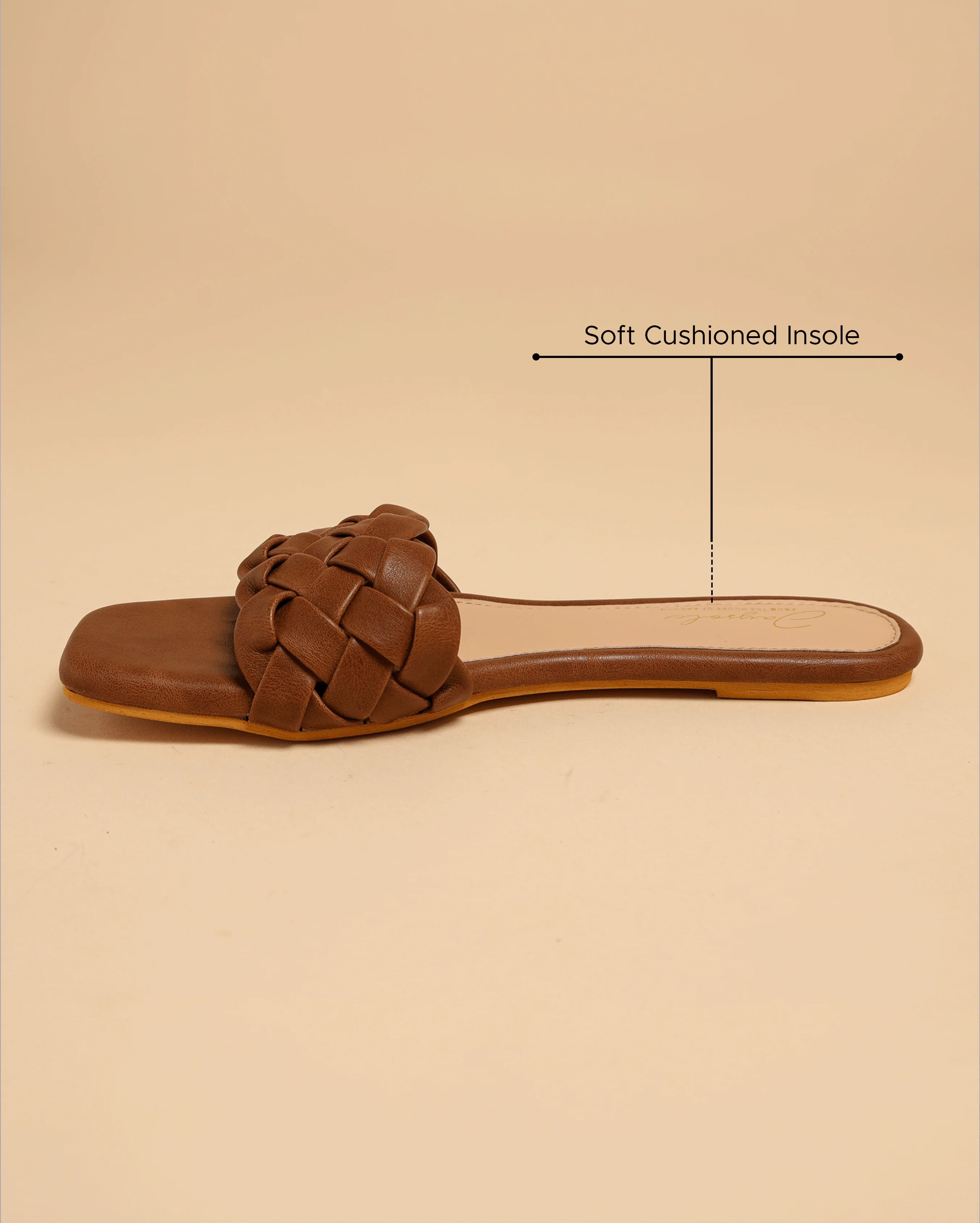 Sand Shell Braided Slides - Image 4