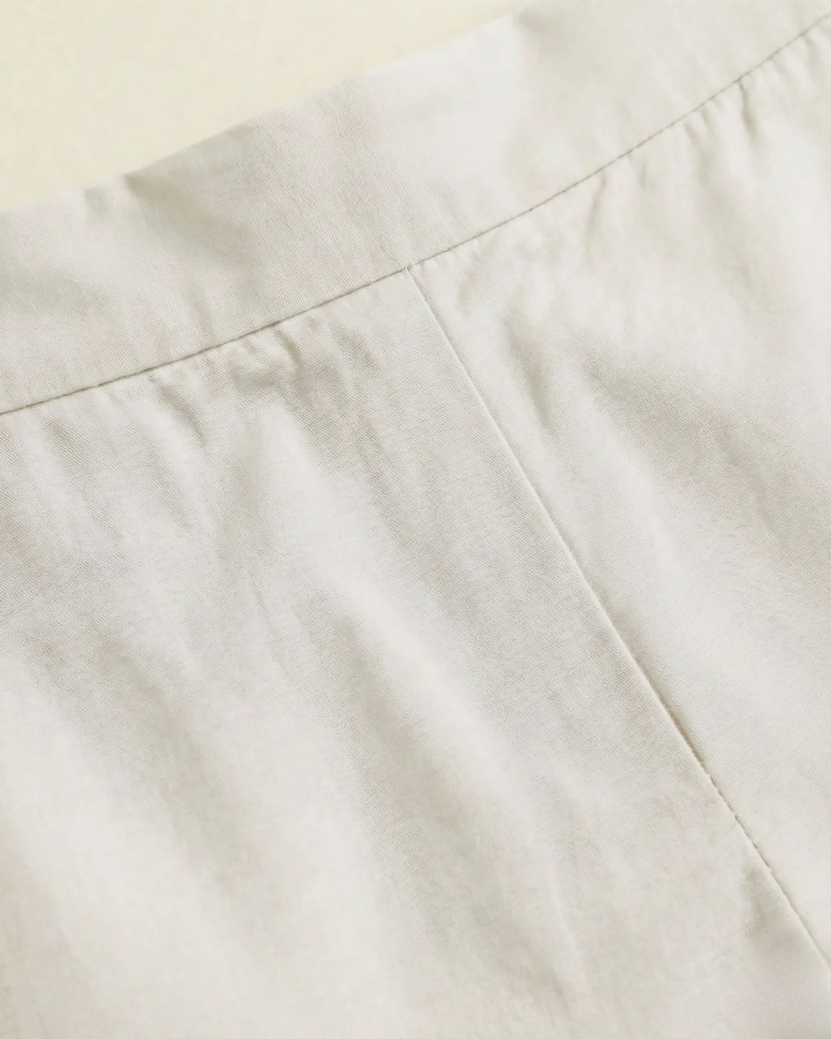 Sharika White Cotton Straight Pants - Image 2
