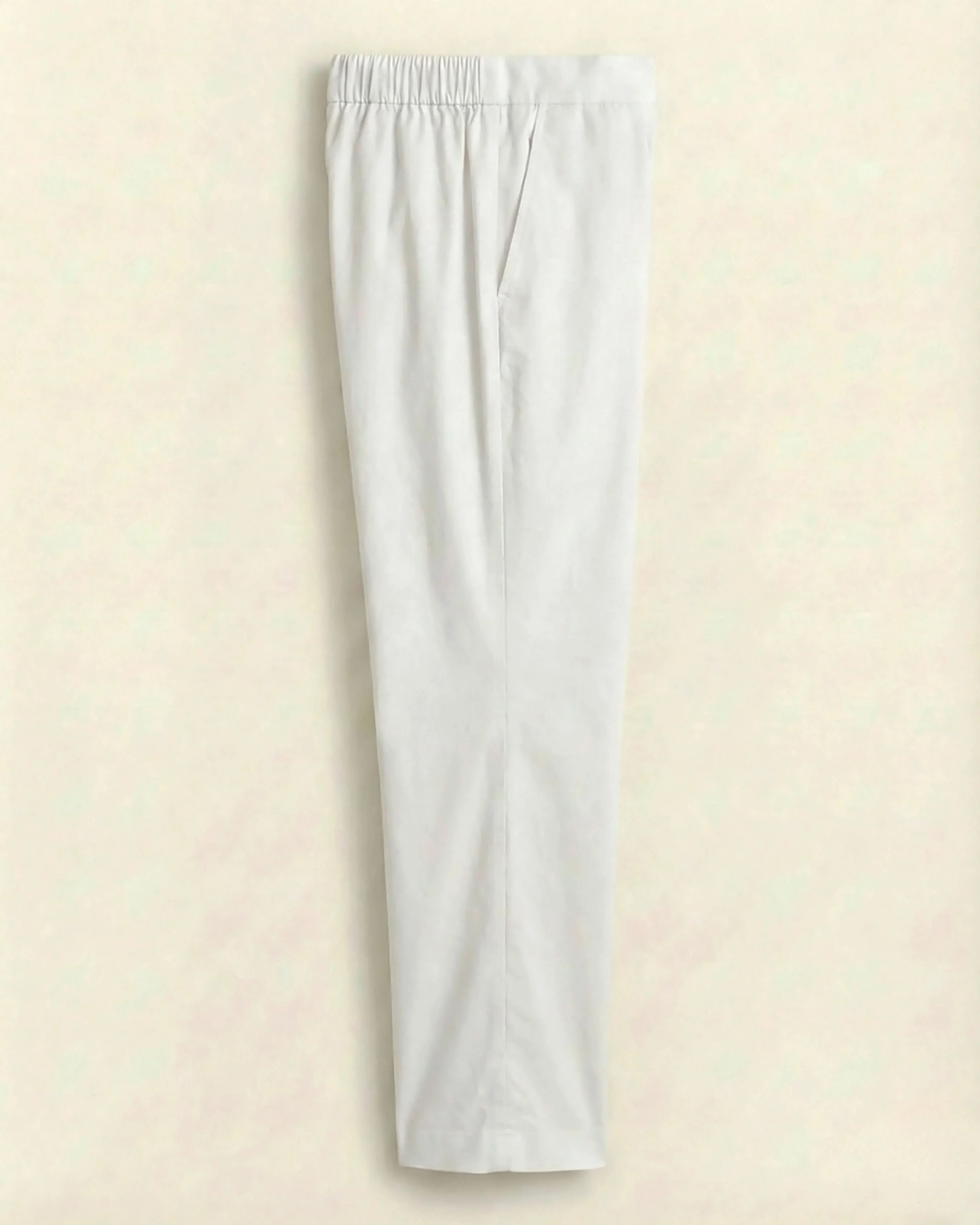 Sharika White Cotton Straight Pants - Image 4