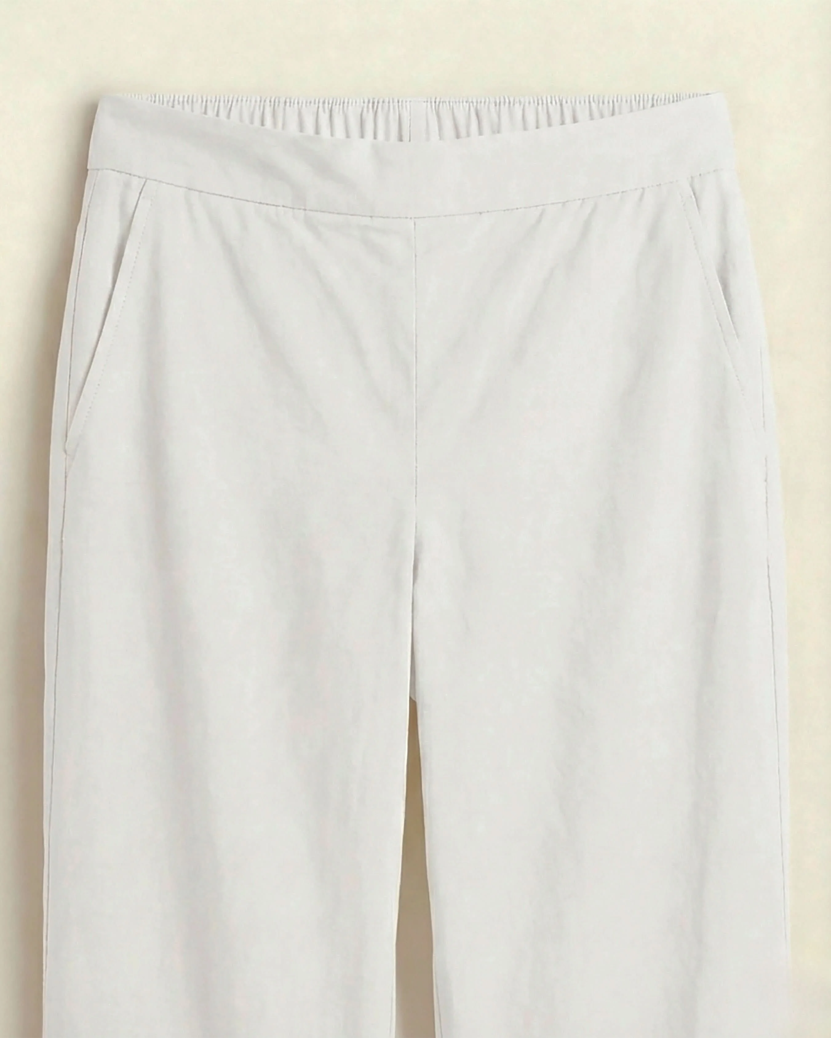 Sharika White Cotton Straight Pants - Image 5