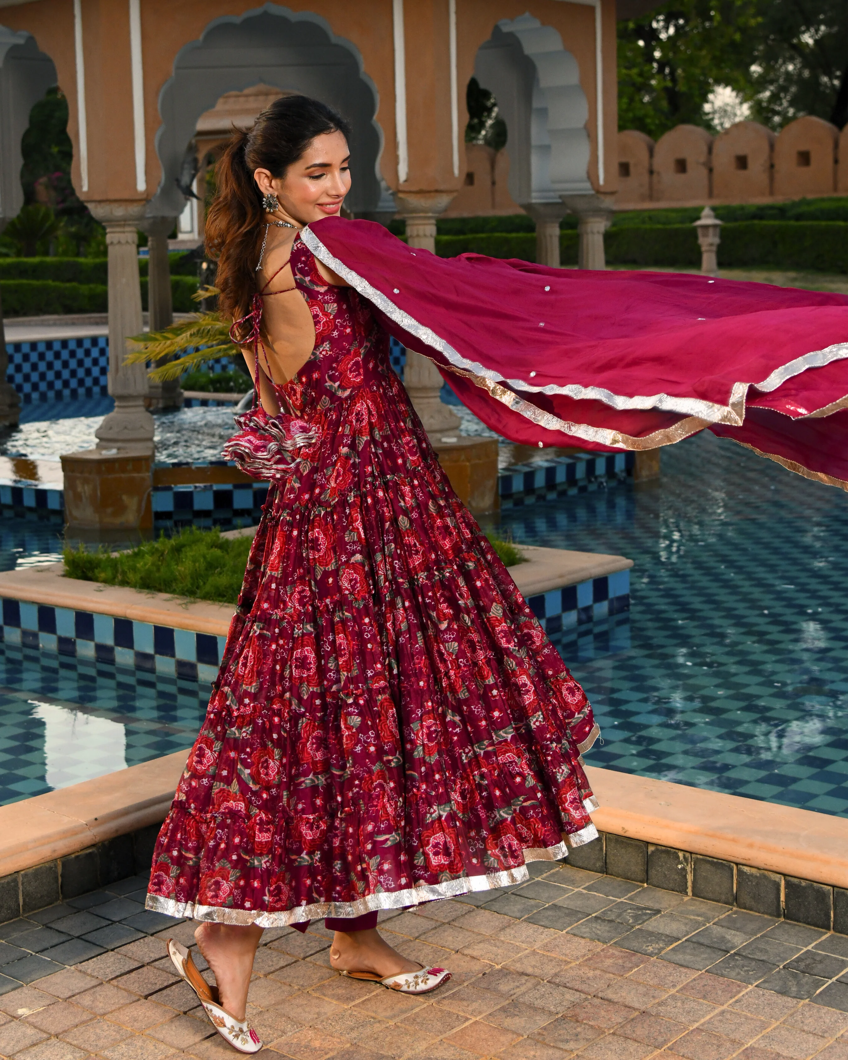 Siya Chanderi Suit Set - Image 3