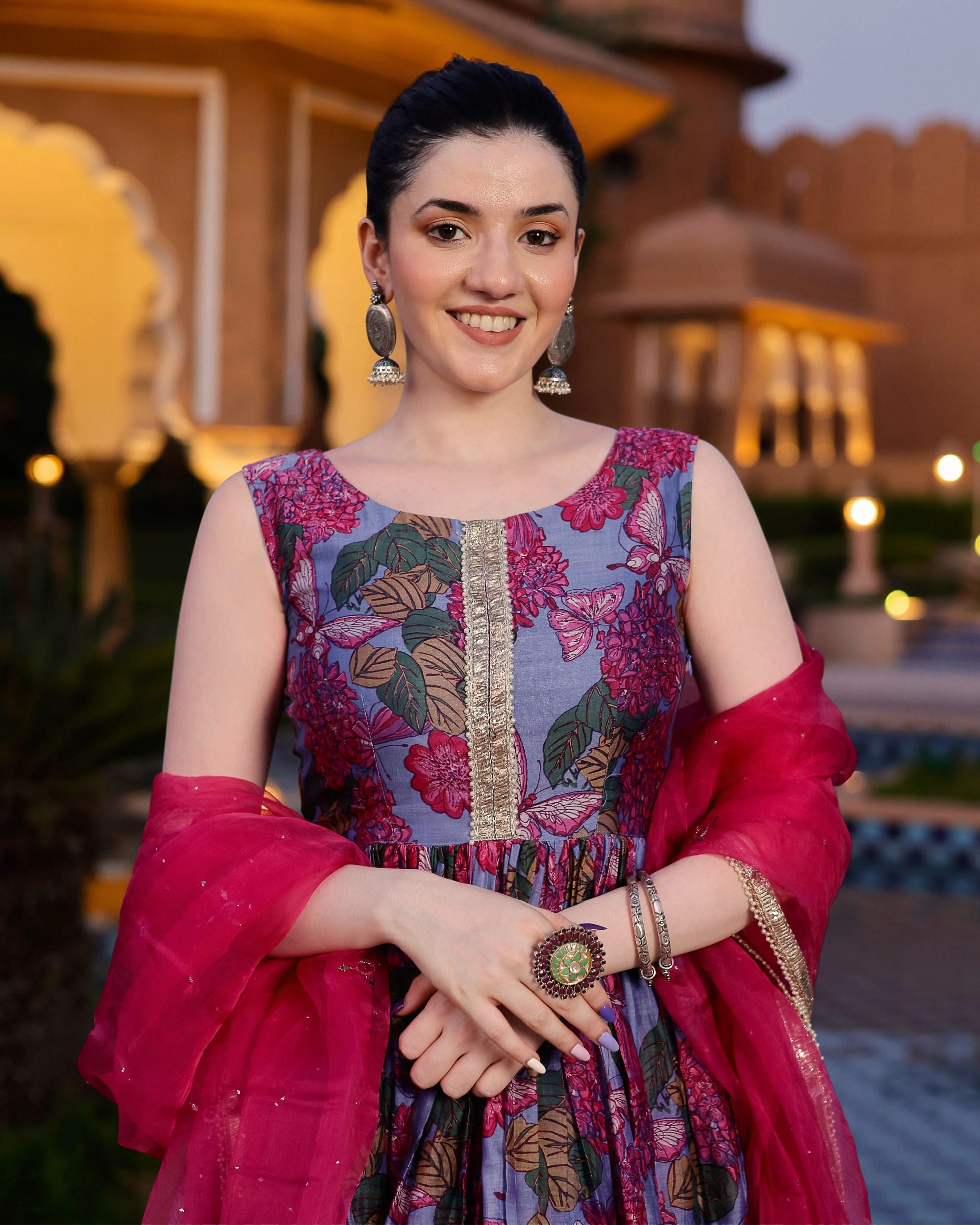 Srini Chanderi Sharara Set - Image 5