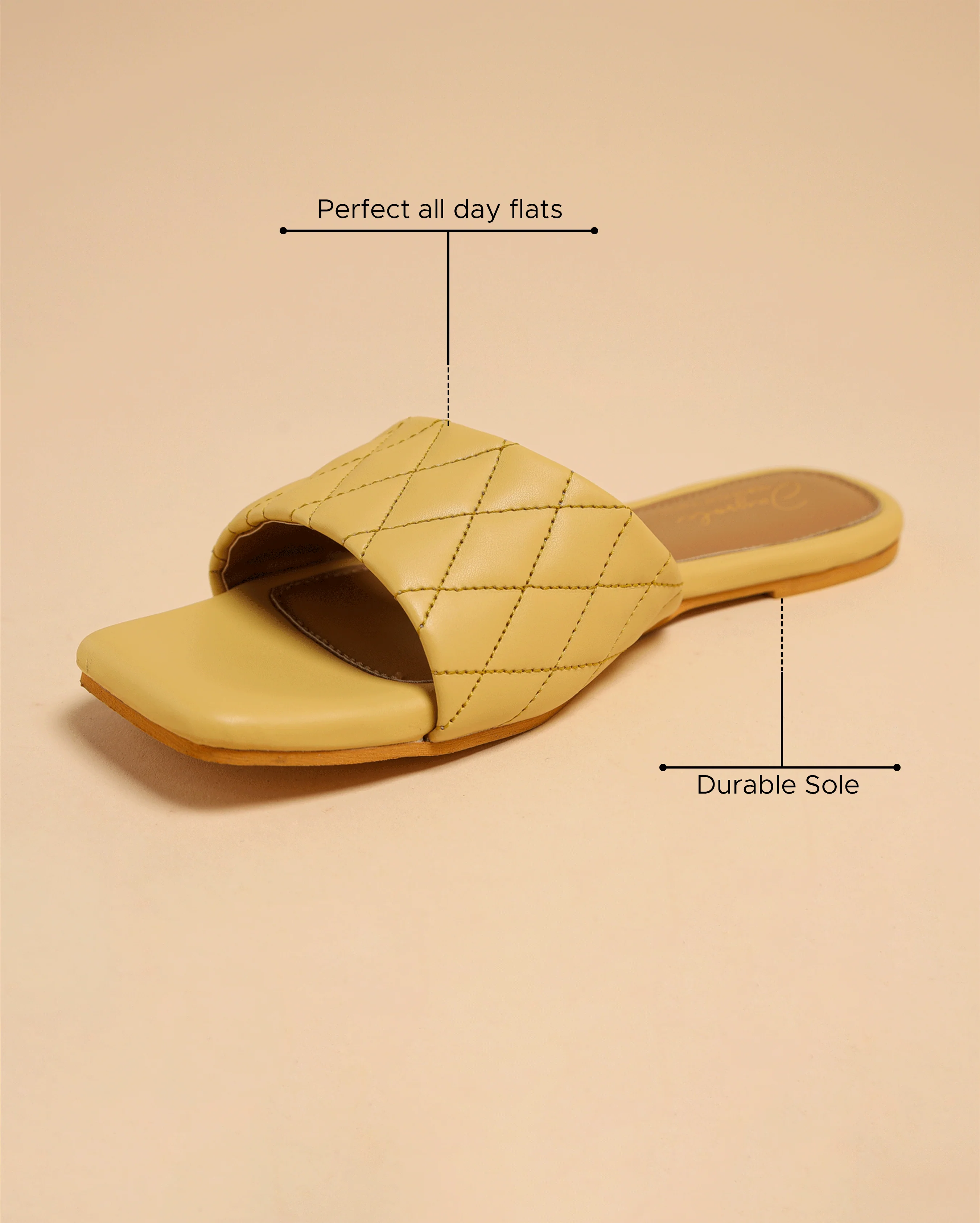 Summer Melon Quilted Slides - Image 3