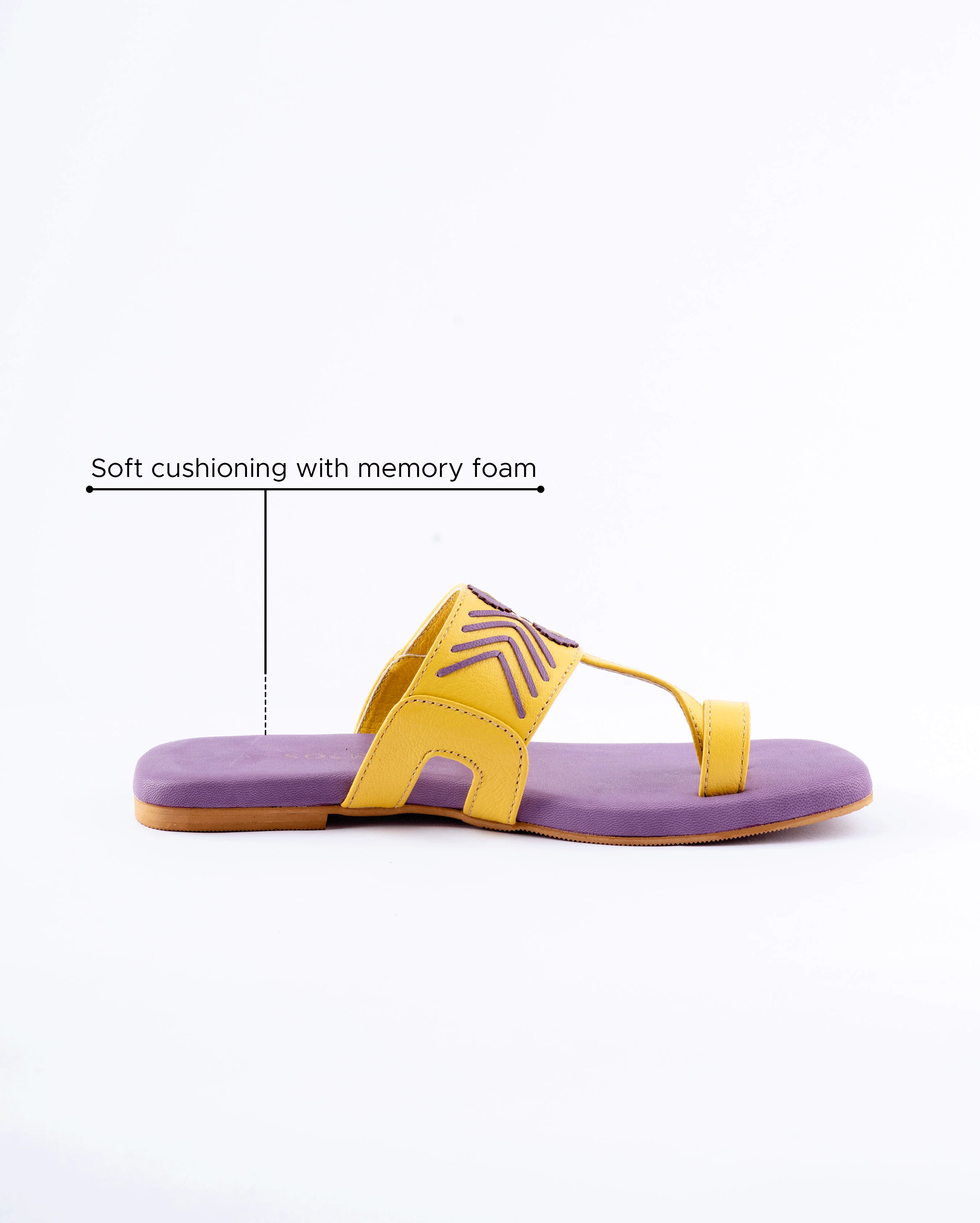 Thistle Yellow Kolha Flats - Image 4