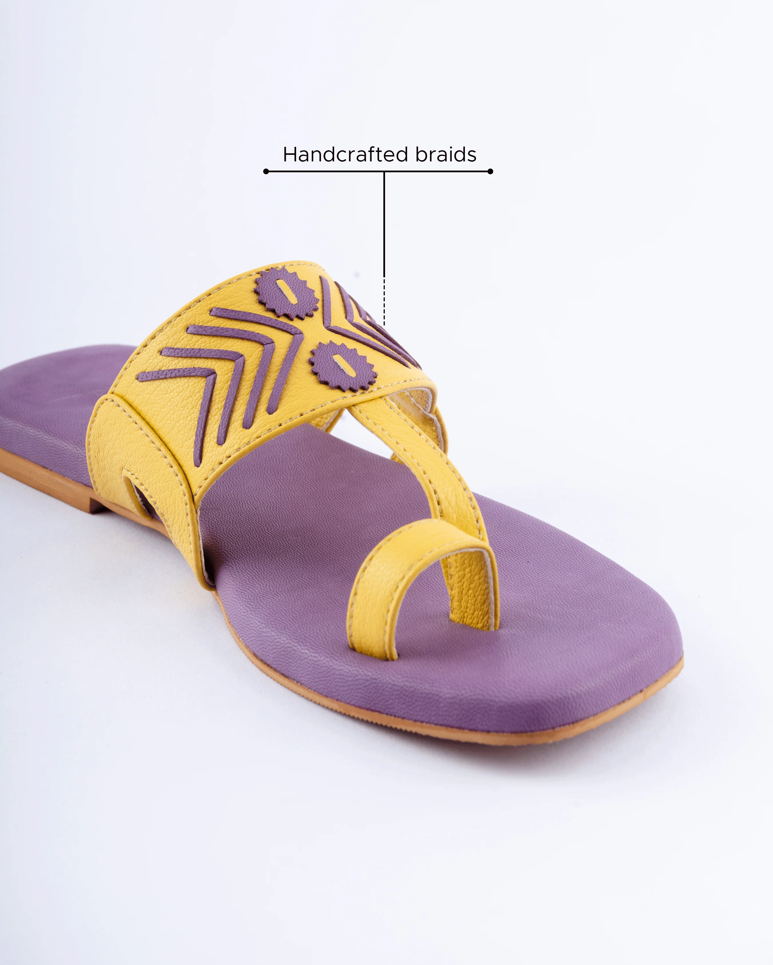 Thistle Yellow Kolha Flats - Image 5