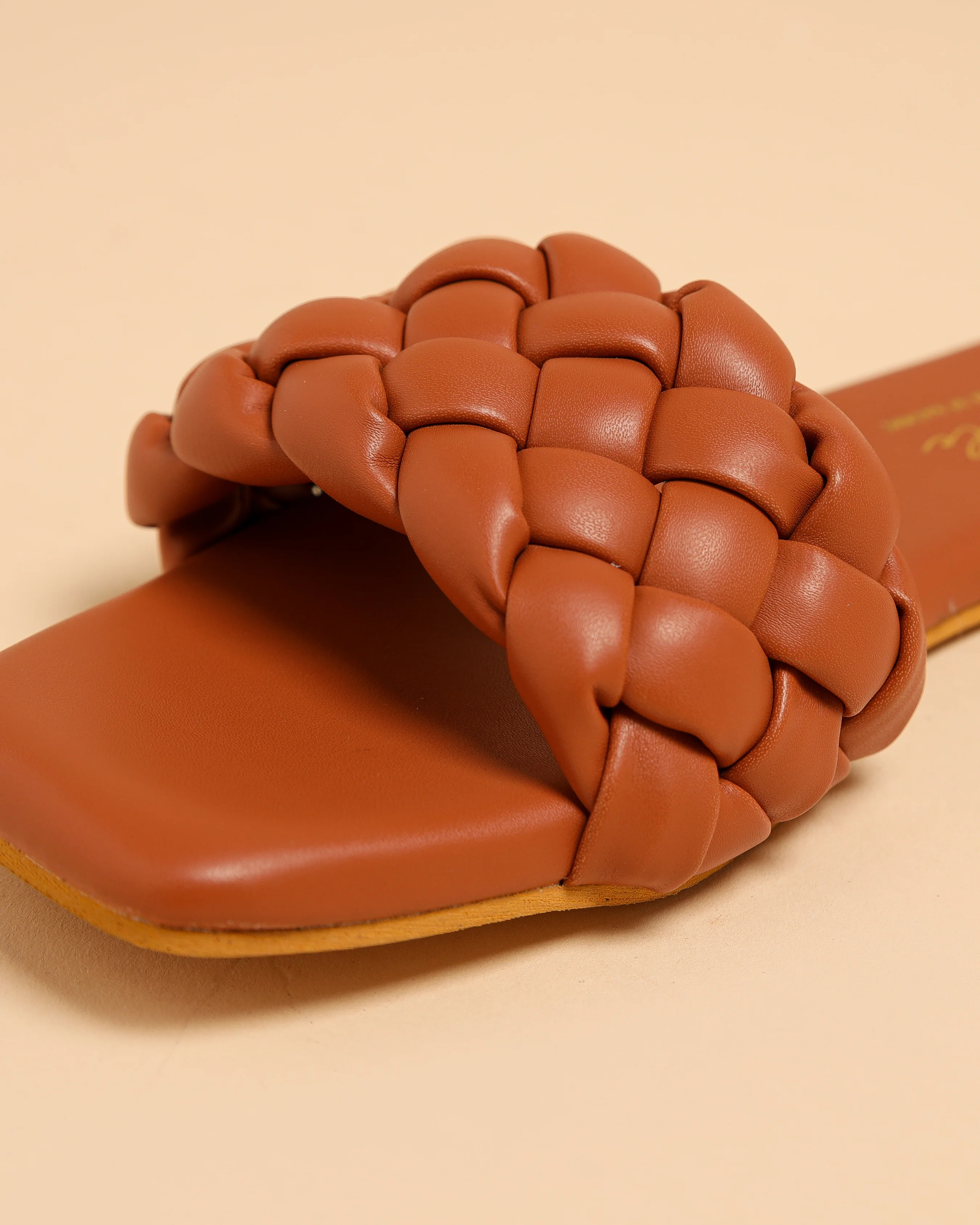 Toasted Nut Braided Slides - Image 7