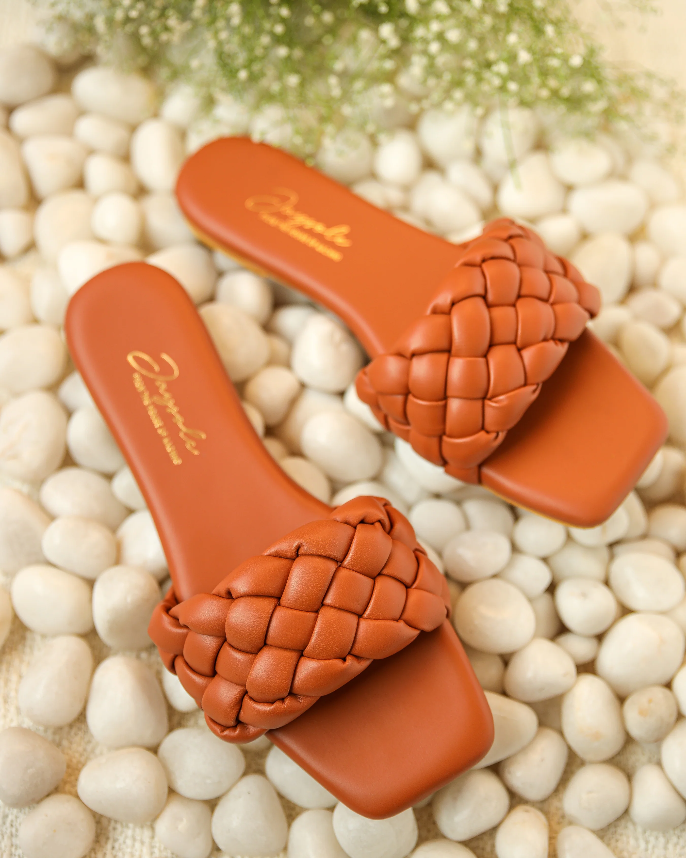 Toasted Nut Braided Slides - Image 8