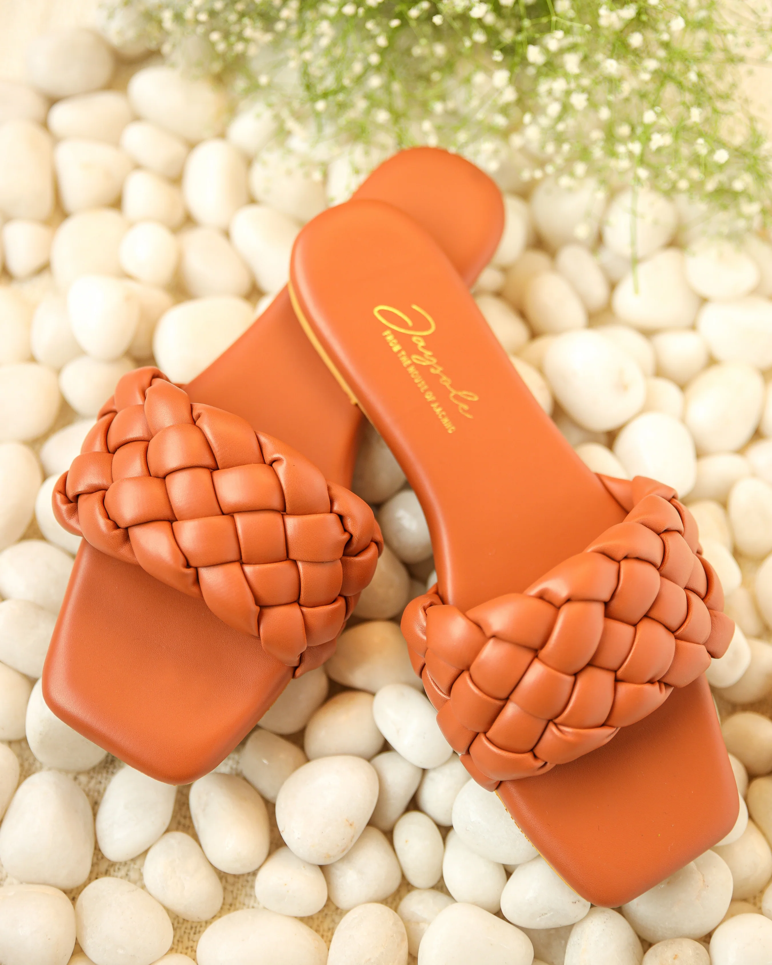 Toasted Nut Braided Slides - Image 9